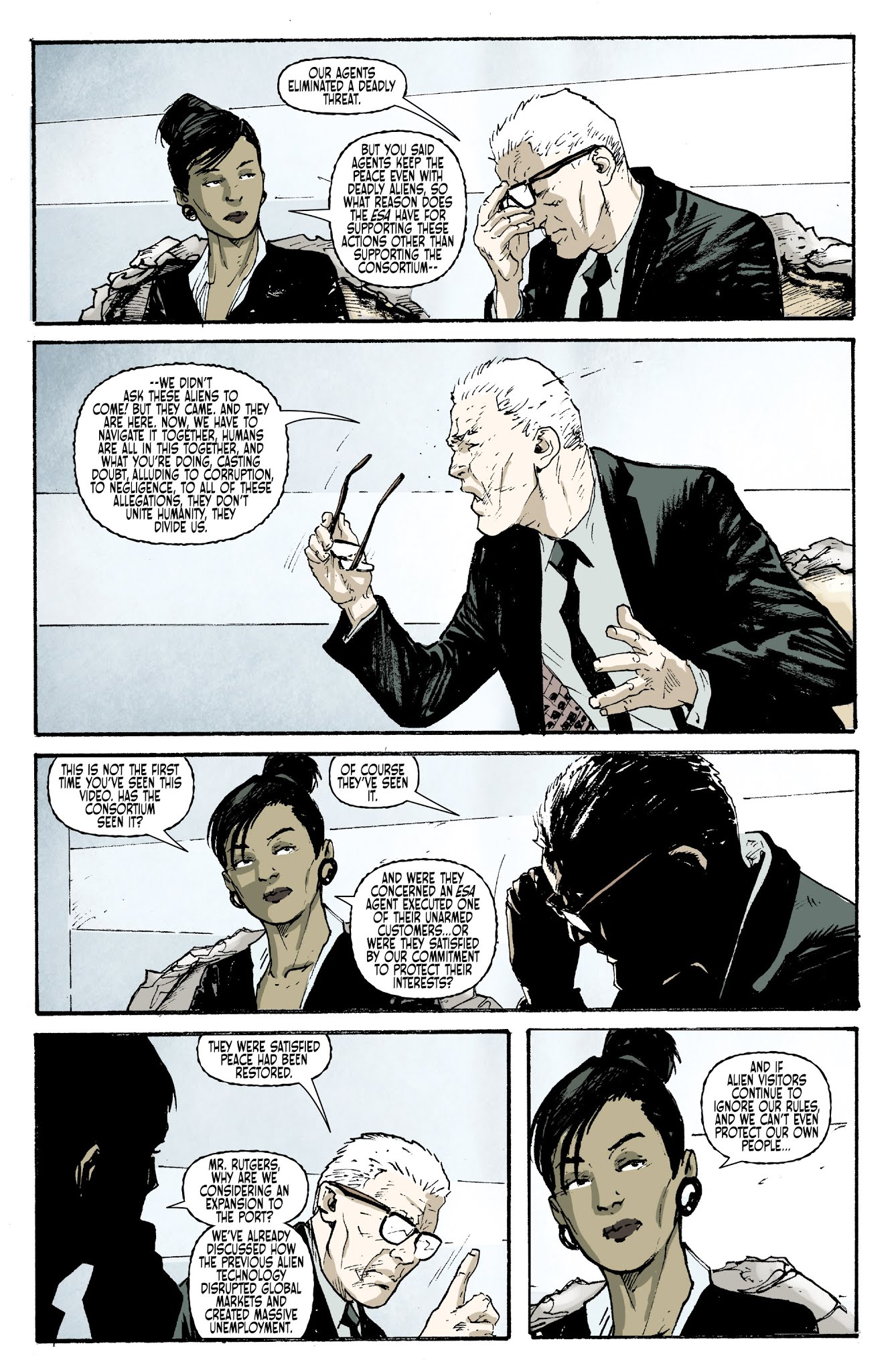 Read online Port of Earth comic -  Issue #8 - 21