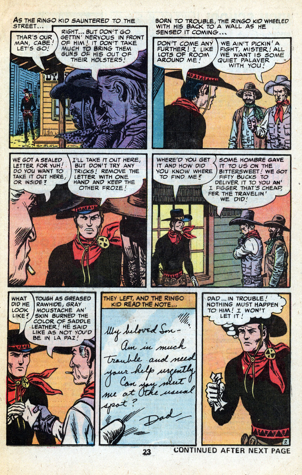 Read online Ringo Kid (1970) comic -  Issue #30 - 25