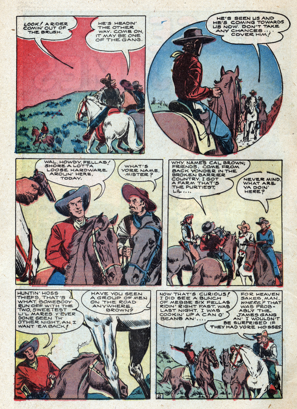 Read online Cowboy Western Comics (1948) comic -  Issue #20 - 5