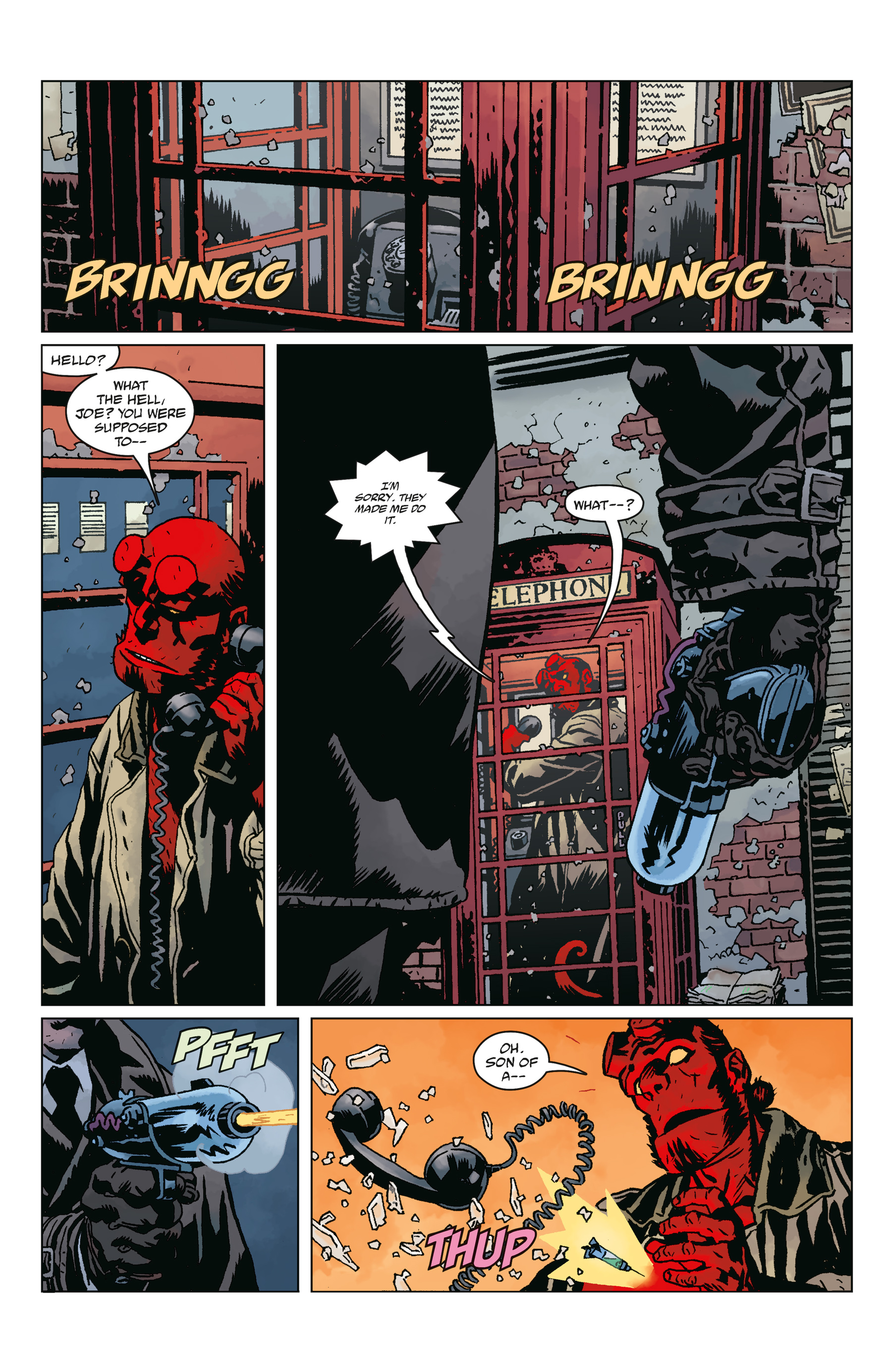 Read online Giant Robot Hellboy comic -  Issue #1 - 4
