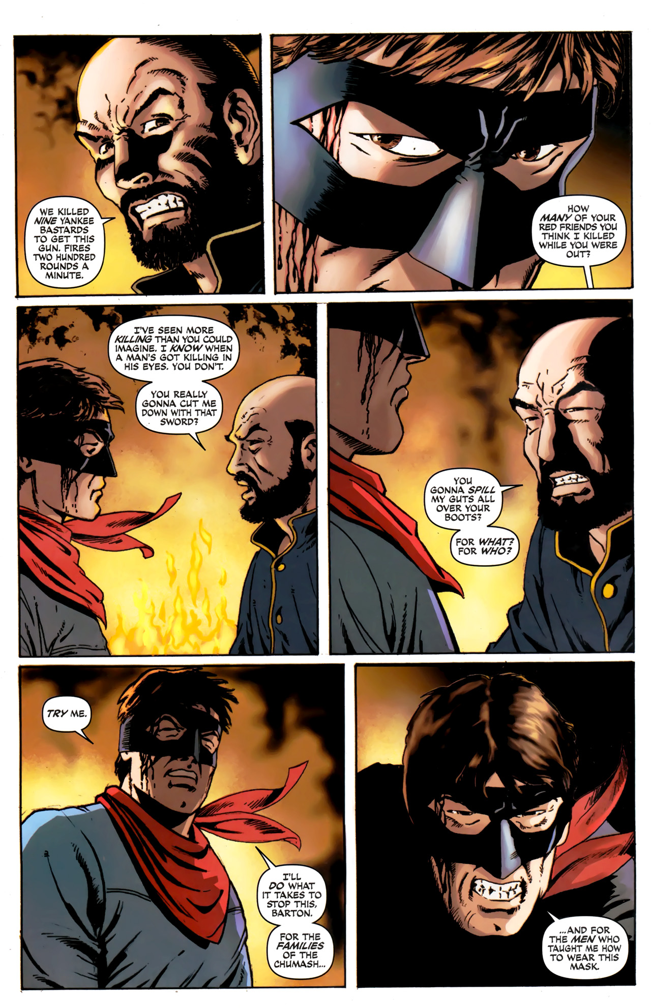 Read online The Lone Ranger & Zorro: The Death of Zorro comic -  Issue #5 - 17