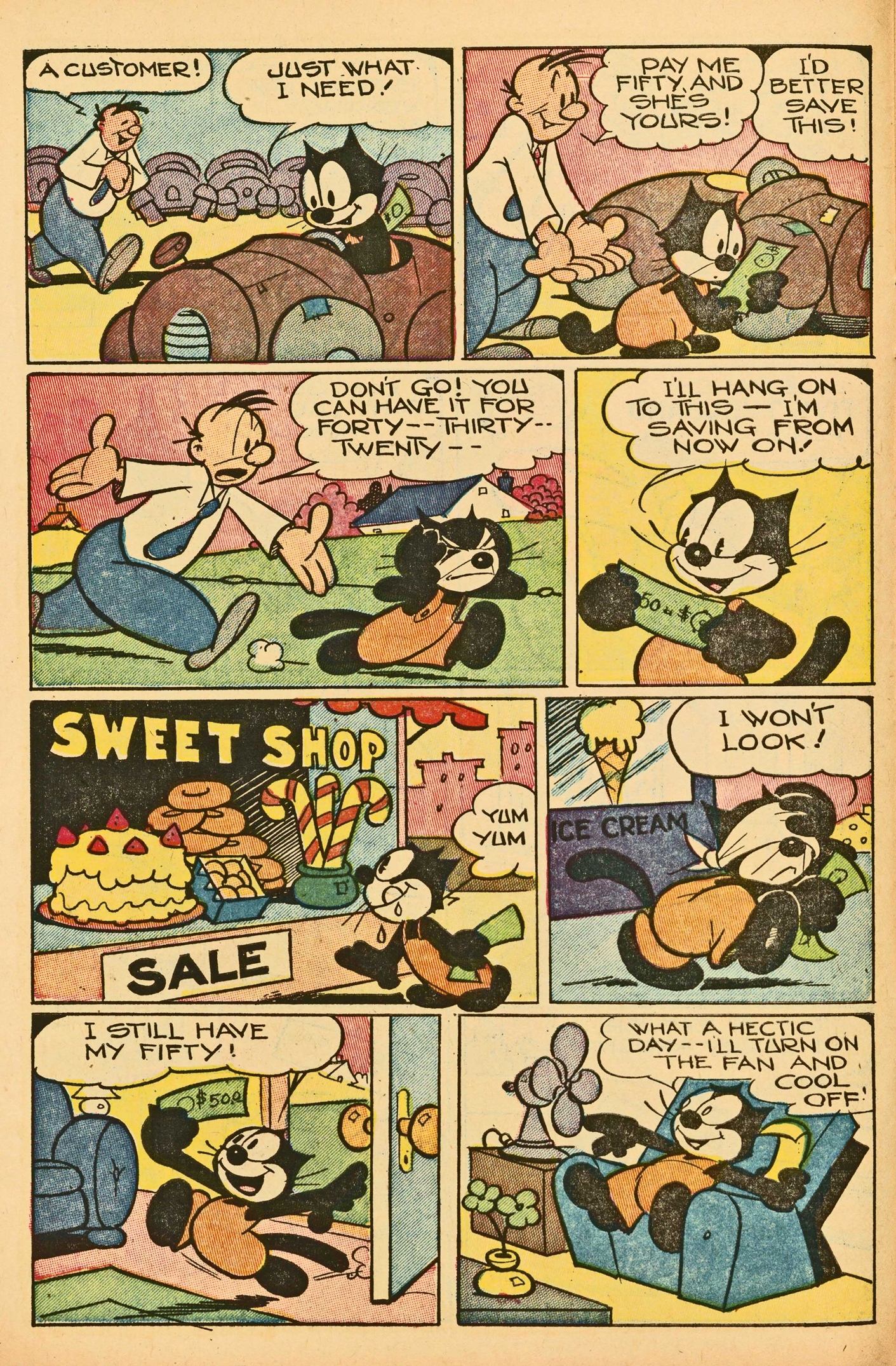 Read online Felix the Cat (1951) comic -  Issue #36 - 10