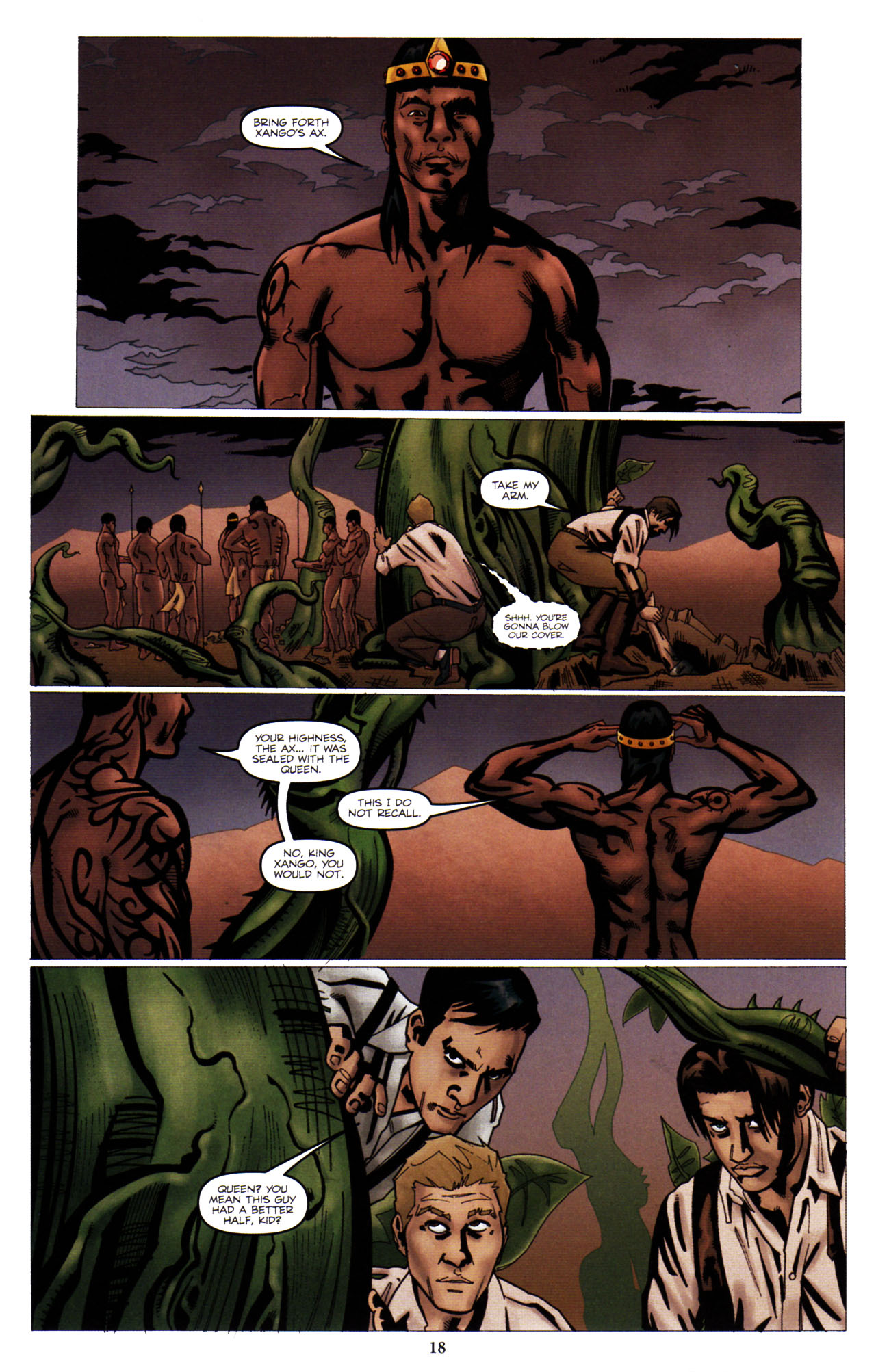 Read online The Mummy: The Rise and Fall of Xango's Ax comic -  Issue #2 - 19