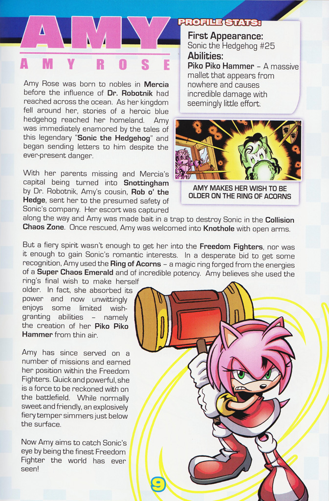 Read online Sonic the Hedgehog: The Complete Sonic Comic Encyclopedia comic -  Issue # TPB - 11