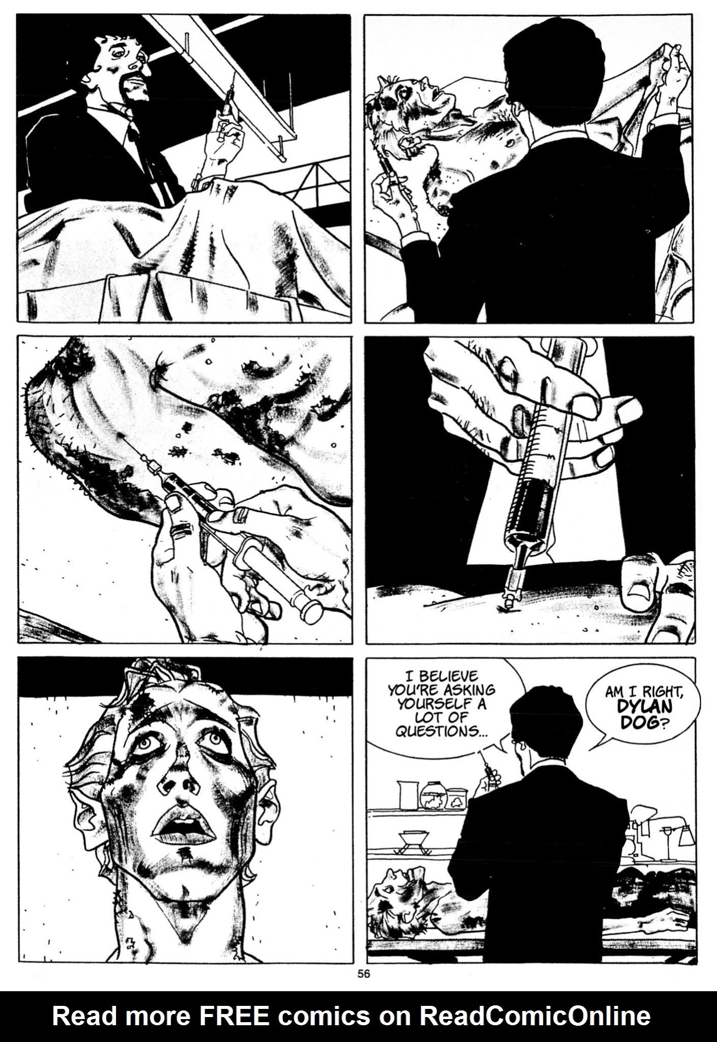 Read online Dylan Dog (1986) comic -  Issue #1 - 56