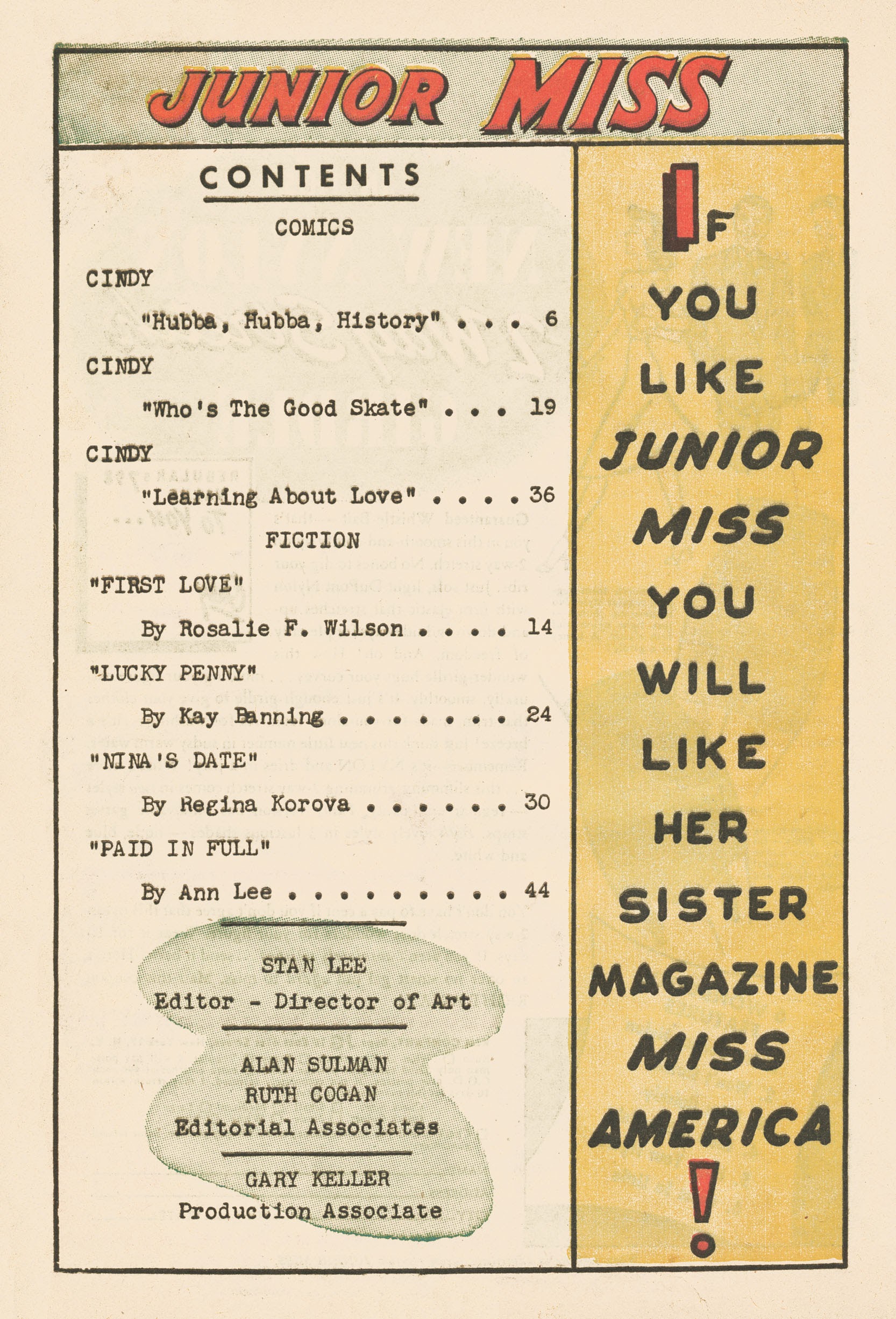 Read online Junior Miss (1947) comic -  Issue #29 - 4