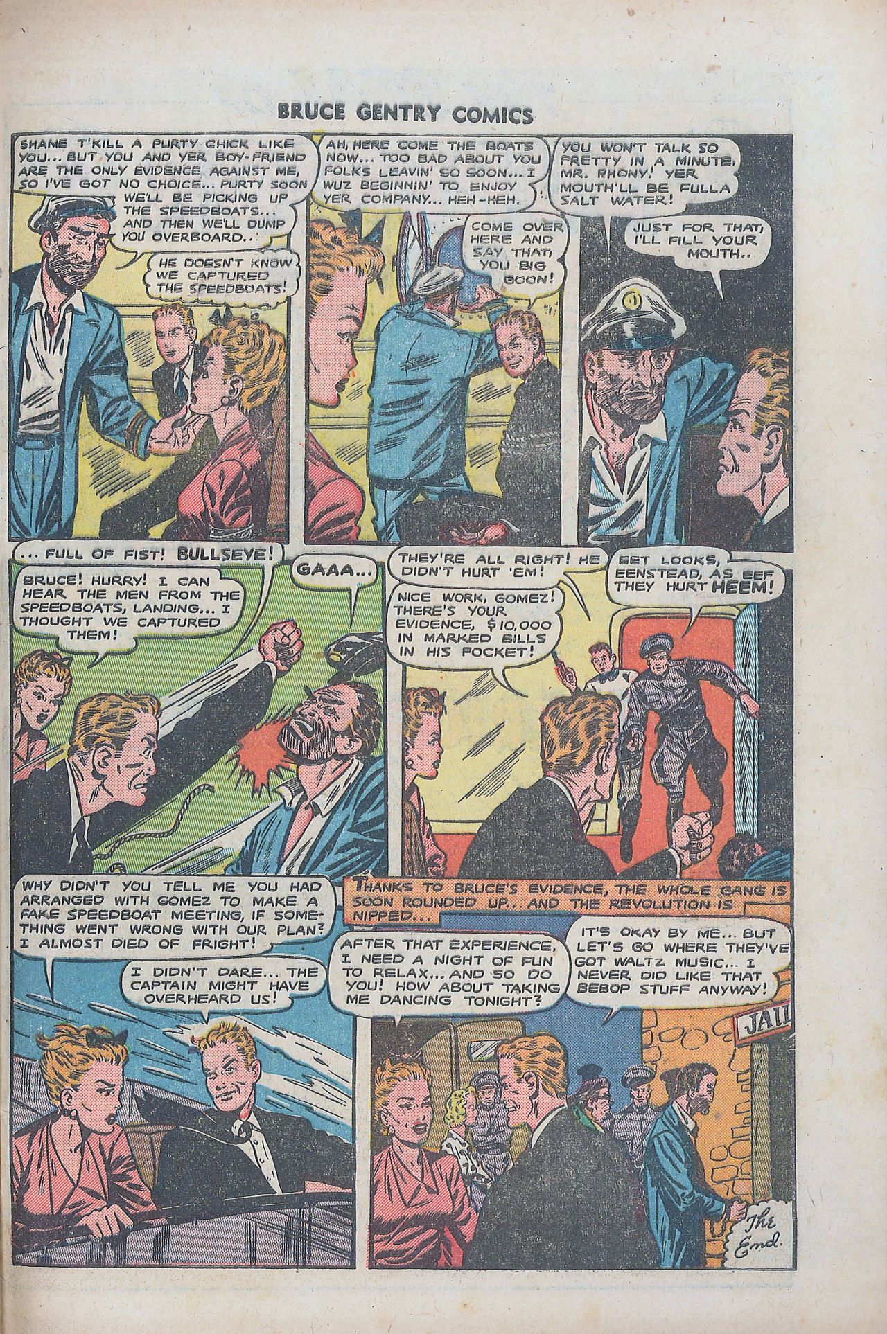 Read online Bruce Gentry comic -  Issue #6 - 33