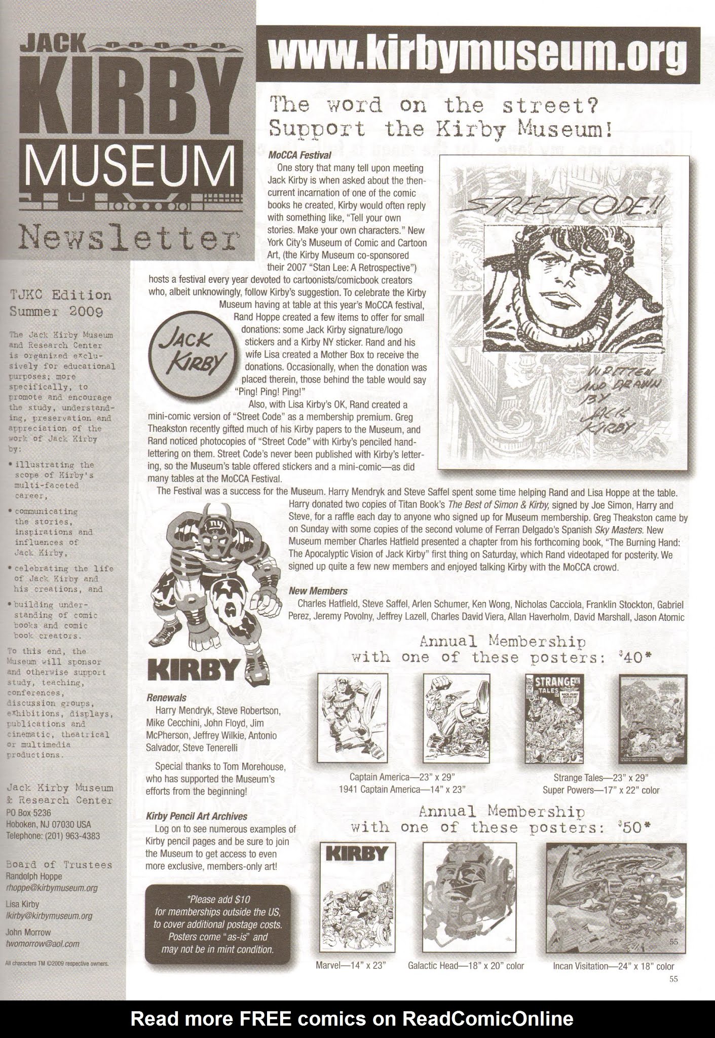 Read online The Jack Kirby Collector comic -  Issue #53 - 55