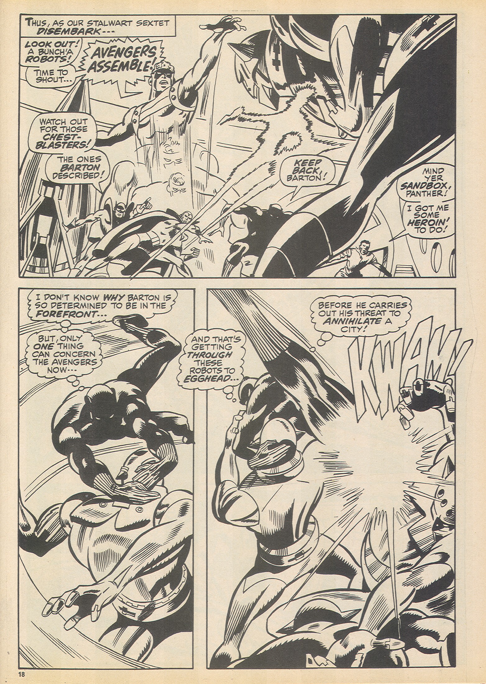 Read online The Avengers (1973) comic -  Issue #95 - 18