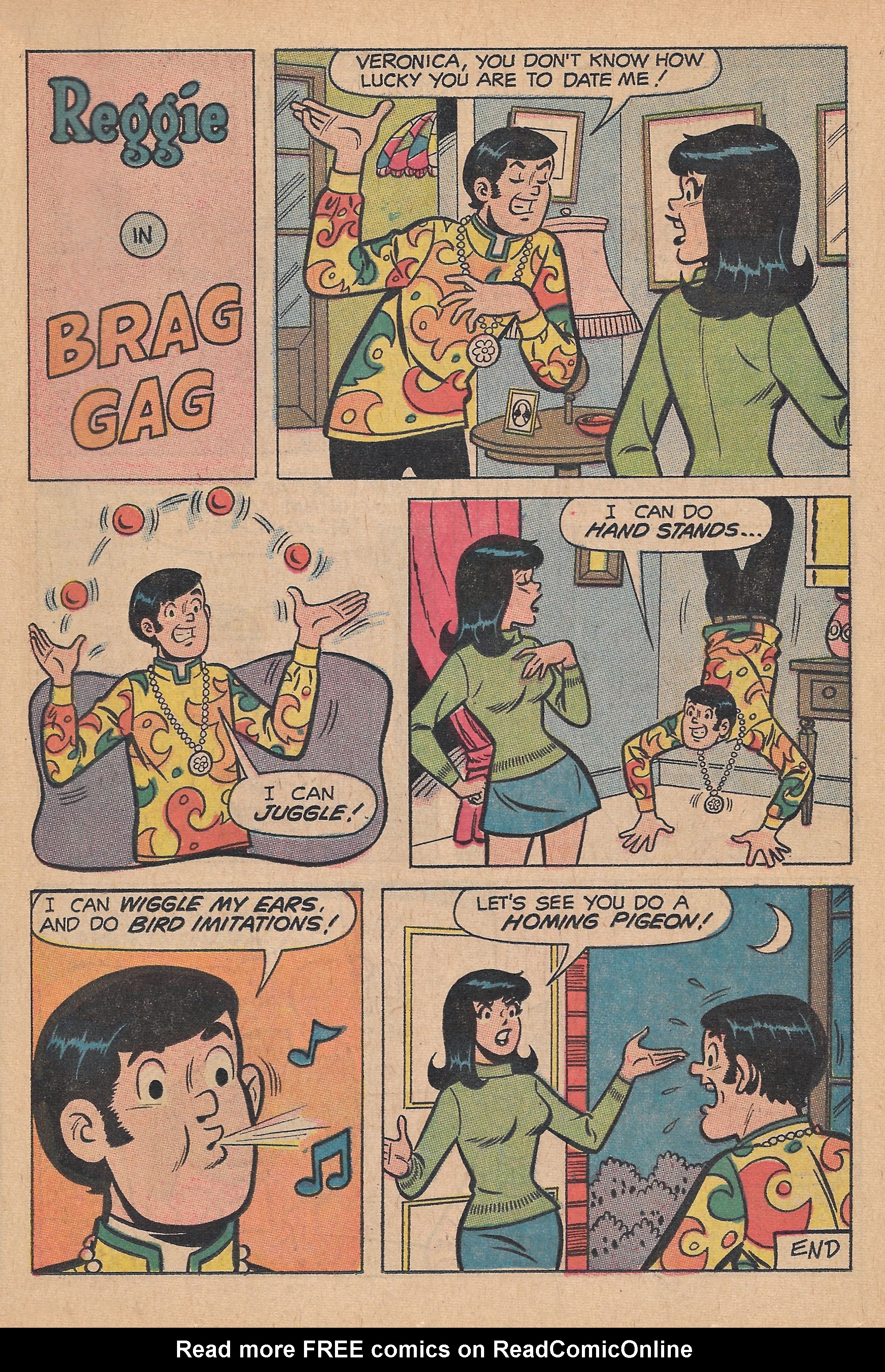 Read online Reggie's Wise Guy Jokes comic -  Issue #6 - 43