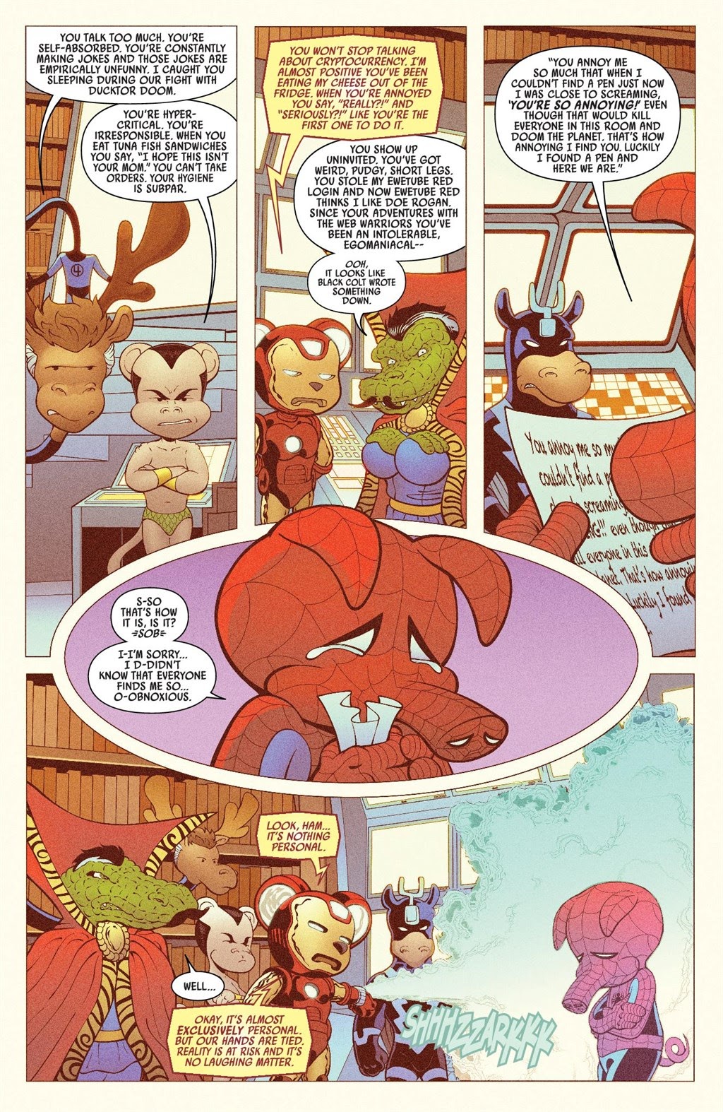 Read online Spider-Man: Spider-Verse comic -  Issue # Spider-Ham - 111