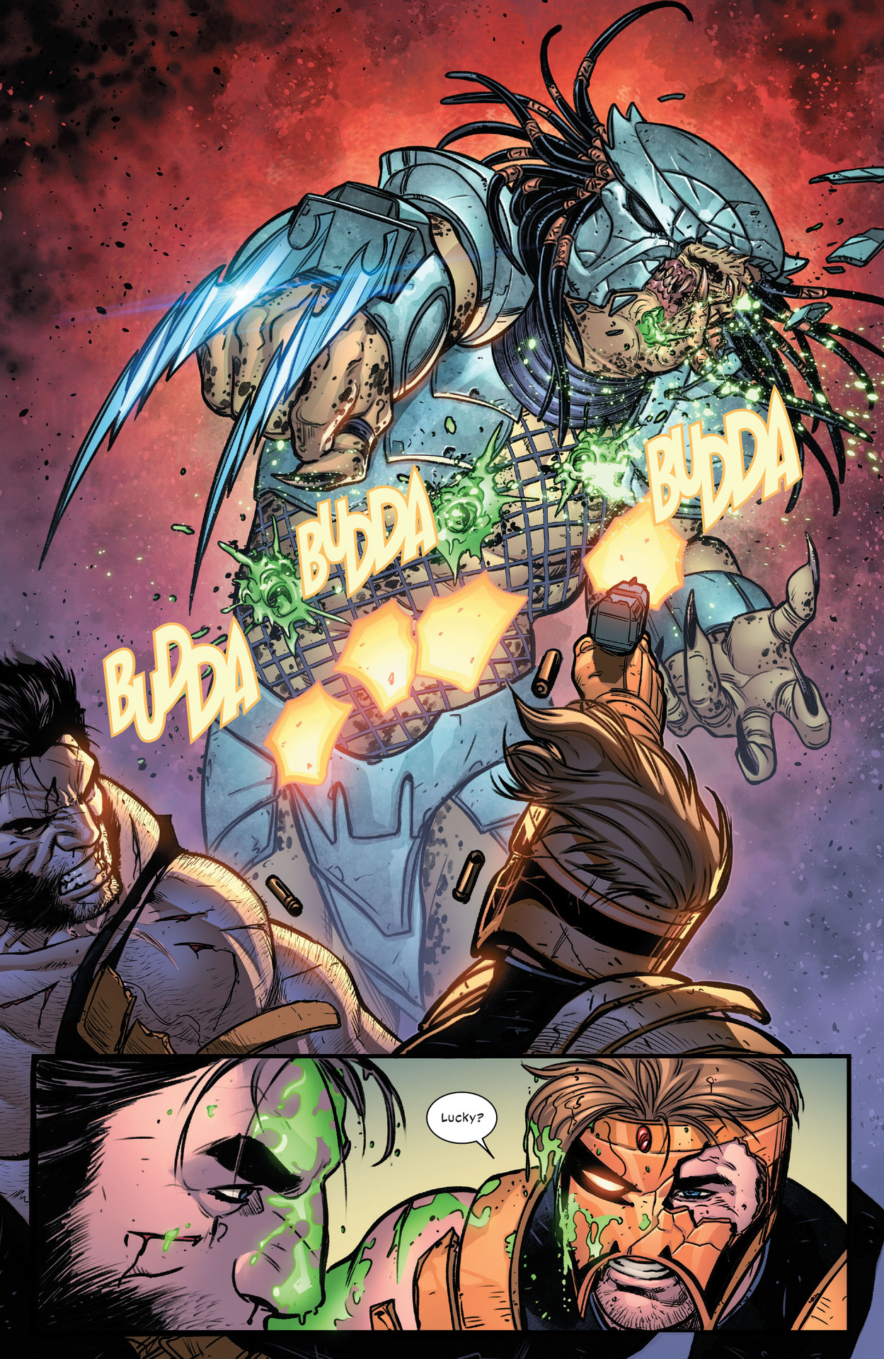 Read online Predator vs. Wolverine comic -  Issue #2 - 16