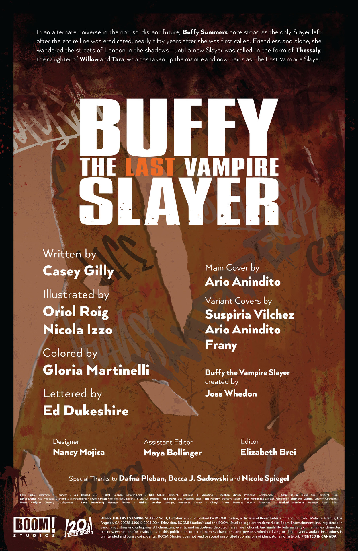 Read online Buffy the Last Vampire Slayer (2023) comic -  Issue #3 - 2