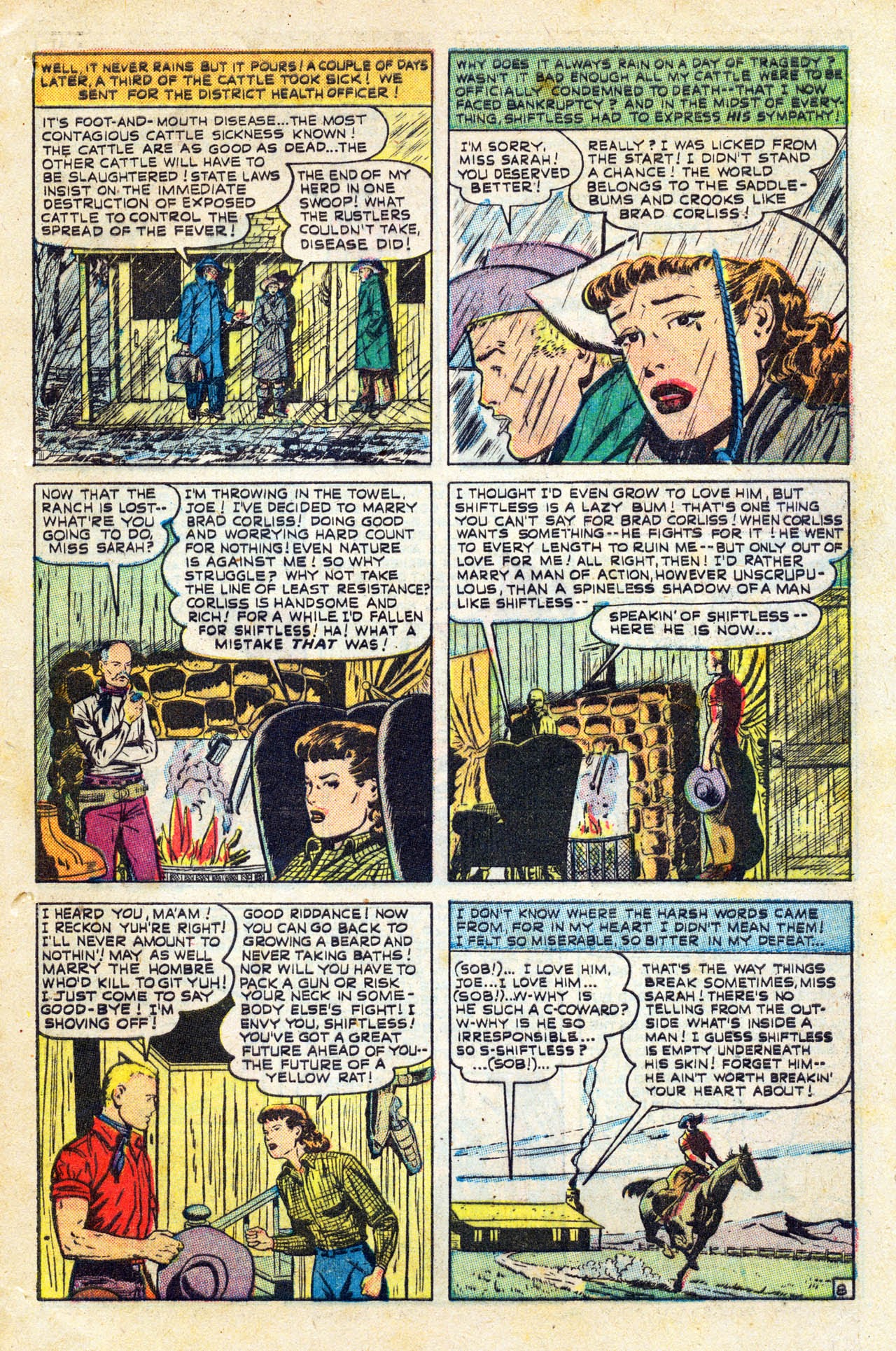 Read online Cowboy Romances comic -  Issue #3 - 47