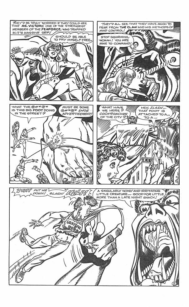 Read online FemForce Versus The Claw comic -  Issue # Full - 4