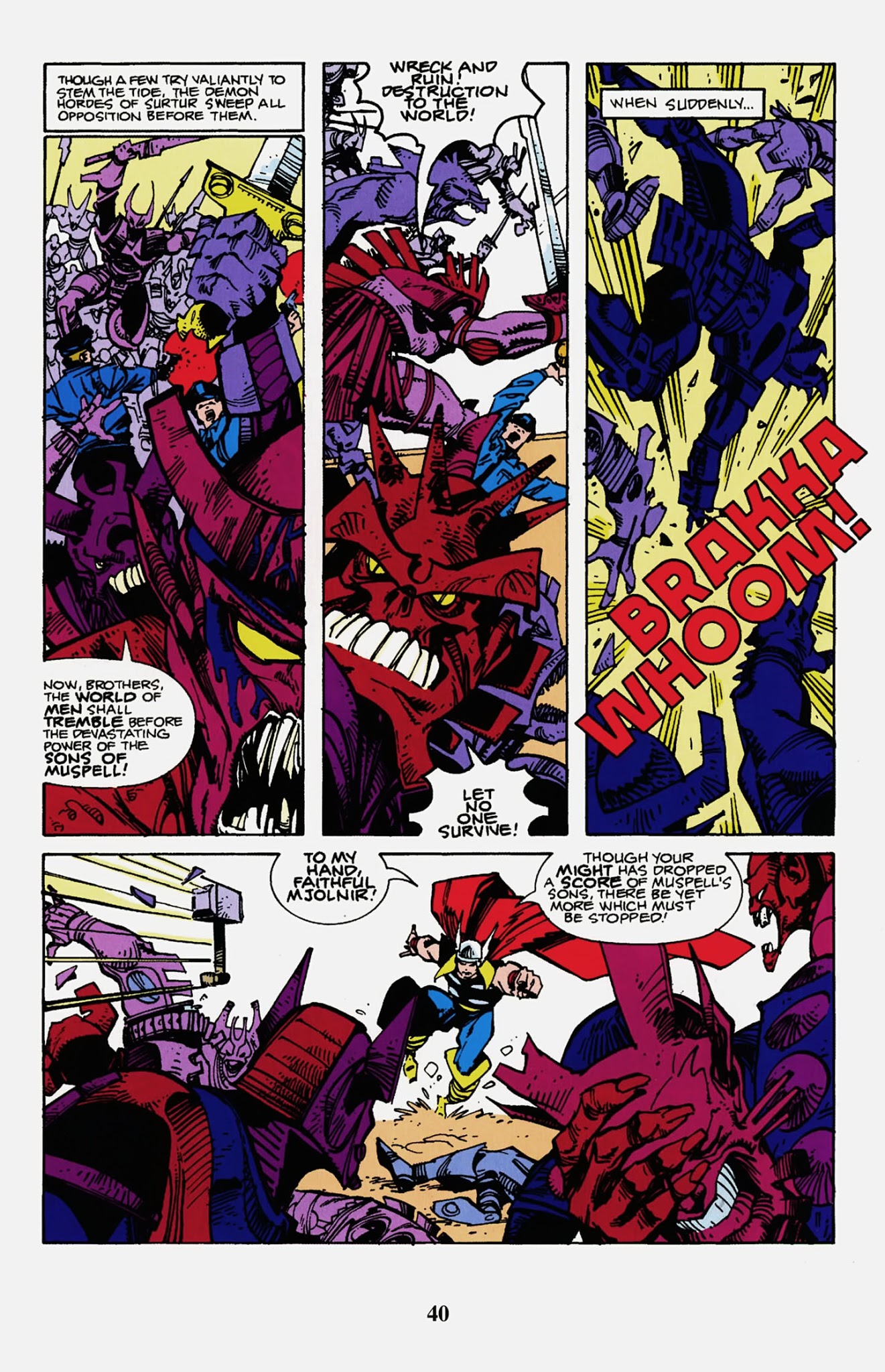 Read online Thor Visionaries: Walter Simonson comic -  Issue # TPB 2 - 42