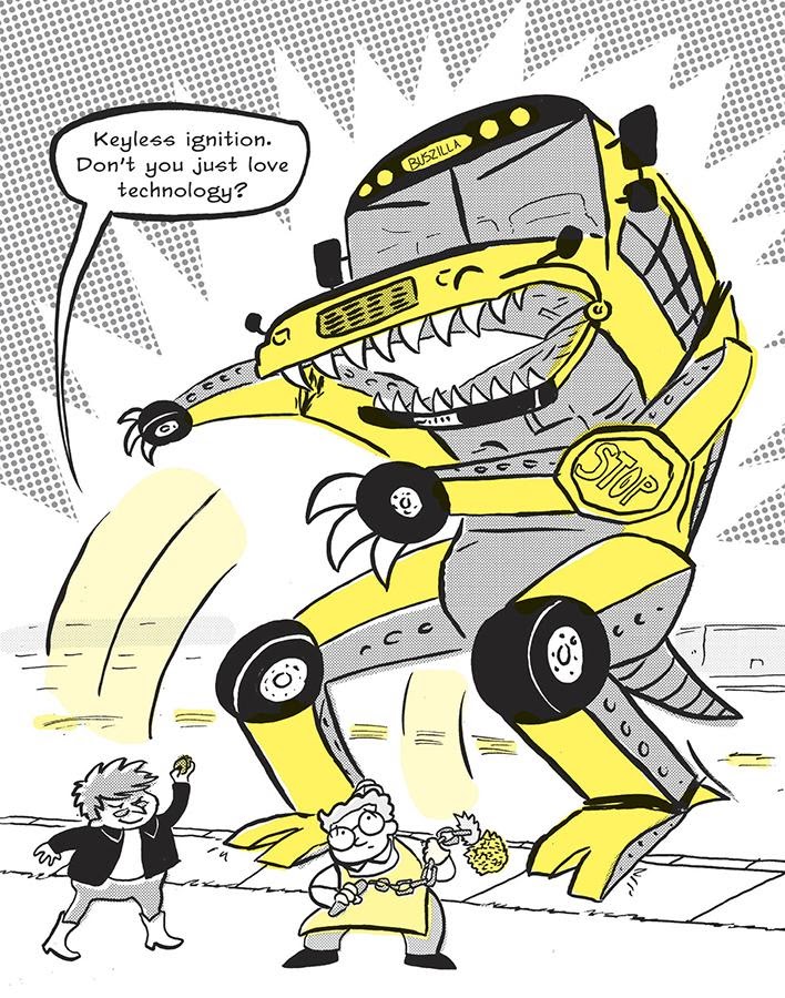 Read online Lunch Lady and the Schoolwide Scuffle comic -  Issue # TPB - 55