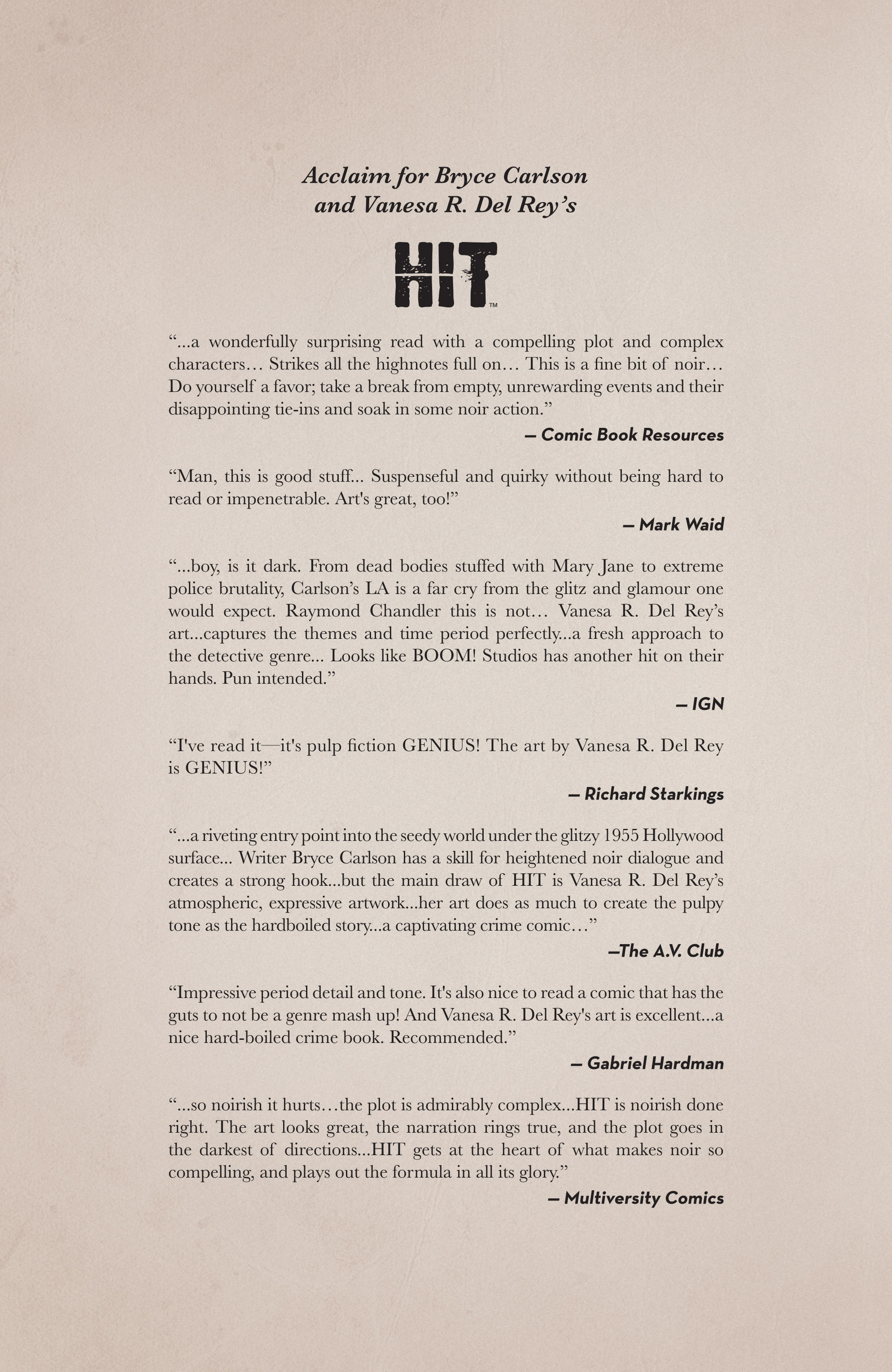 Read online Hit comic -  Issue # _TPB - 3