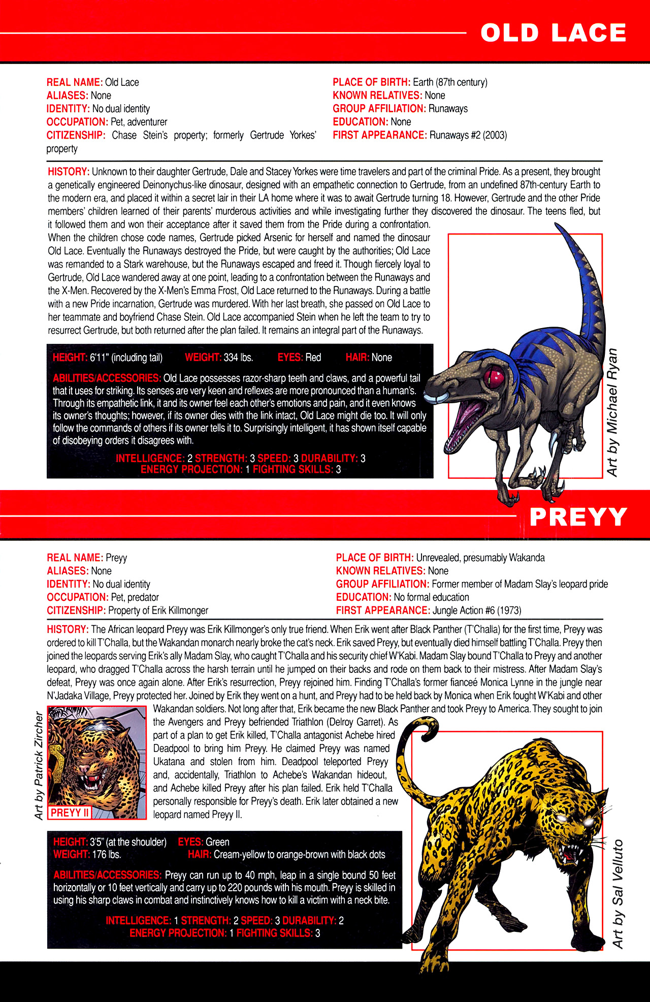 Read online Marvel Pets Handbook comic -  Issue # Full - 41