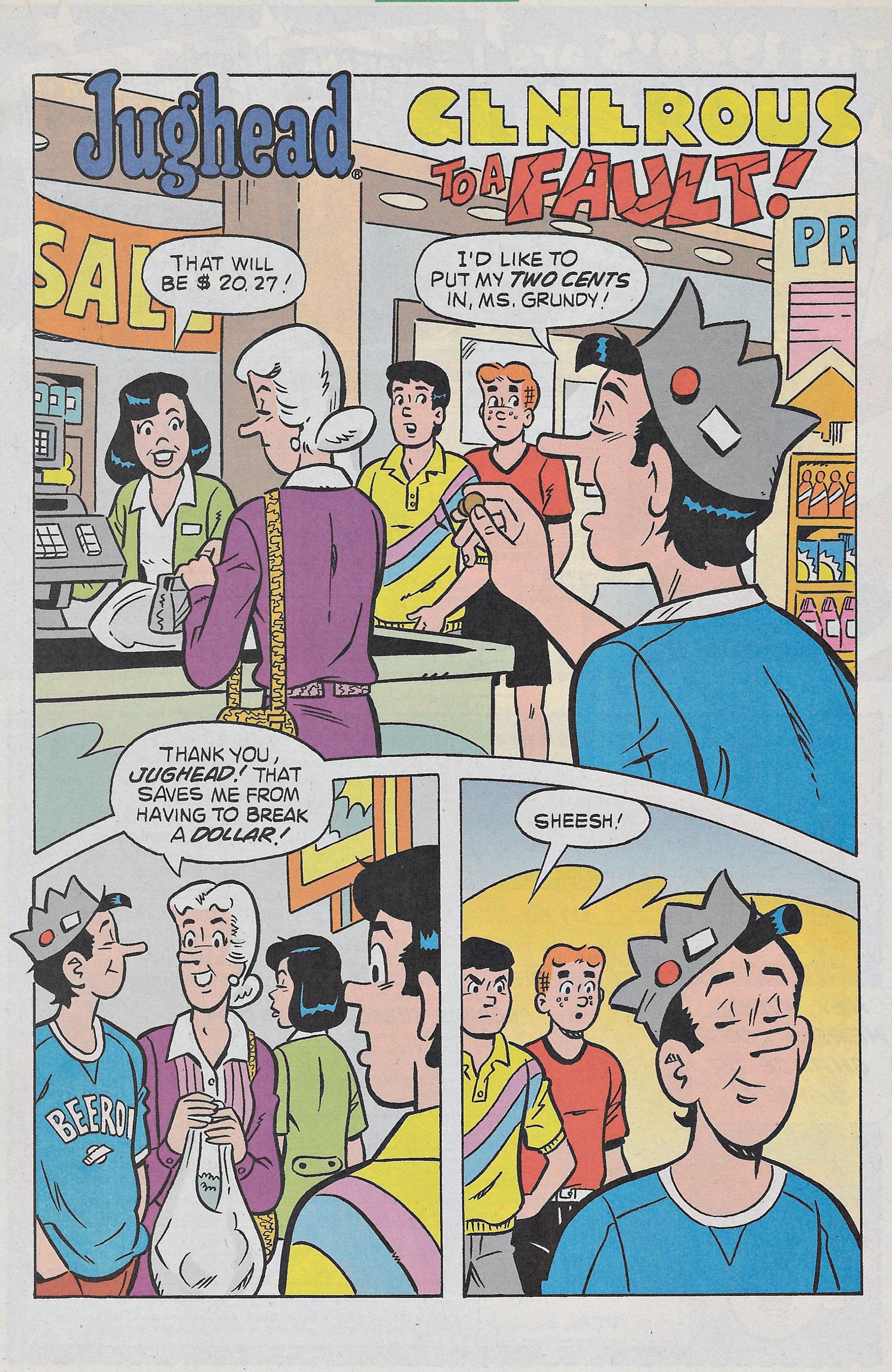 Read online Archie's Pal Jughead Comics comic -  Issue #96 - 20