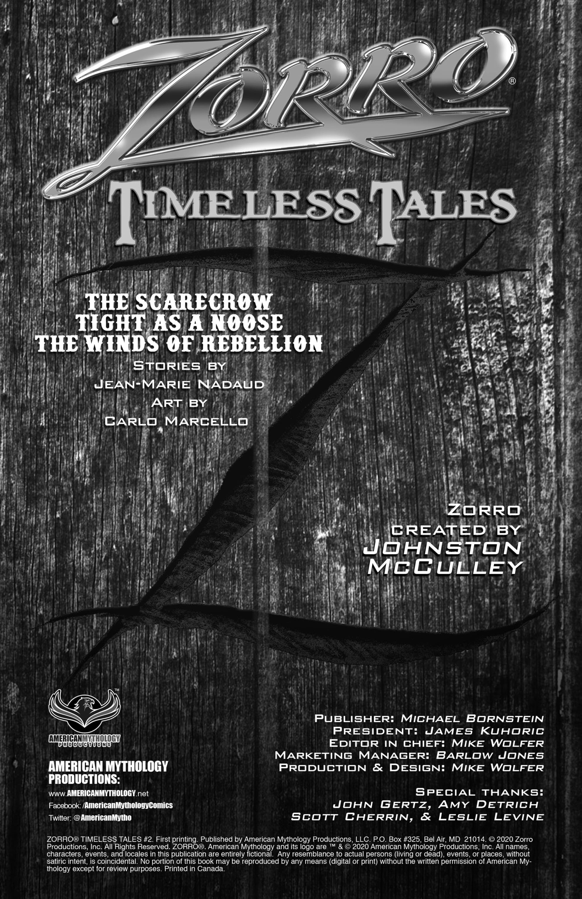 Read online Zorro Timeless Tales comic -  Issue #2 - 2