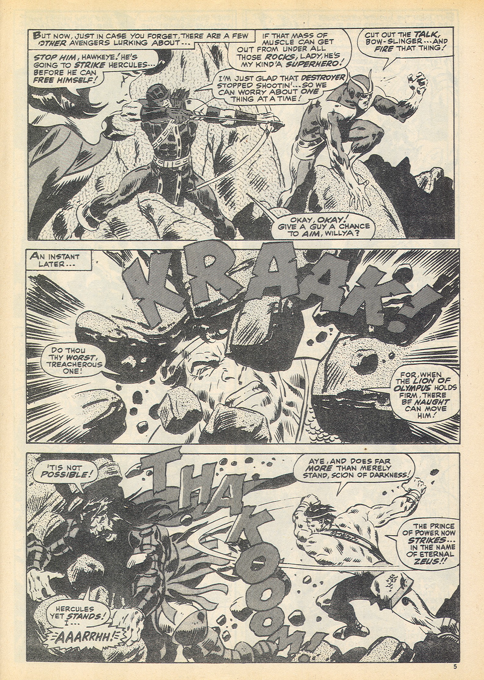 Read online The Avengers (1973) comic -  Issue #67 - 5