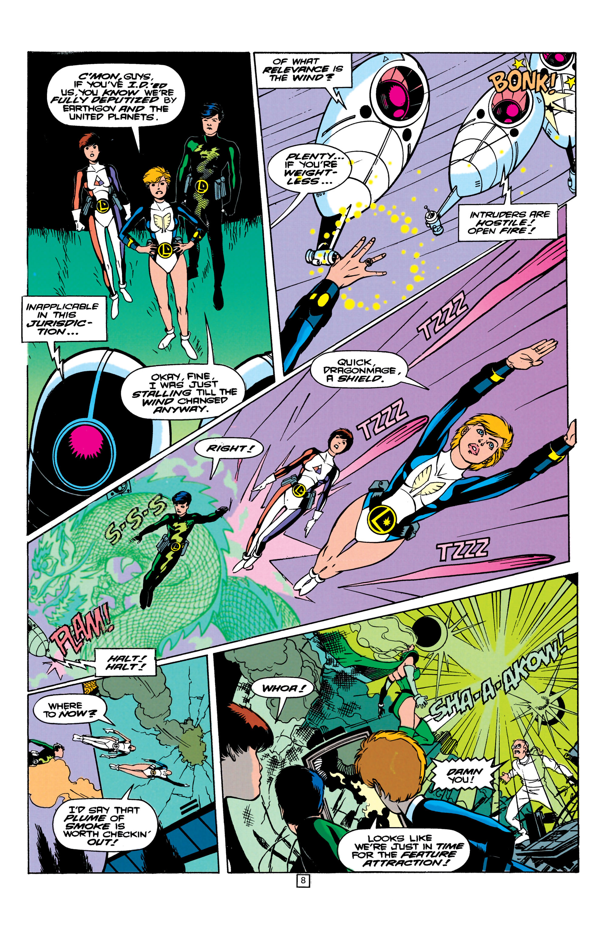 Read online Legionnaires comic -  Issue #6 - 9