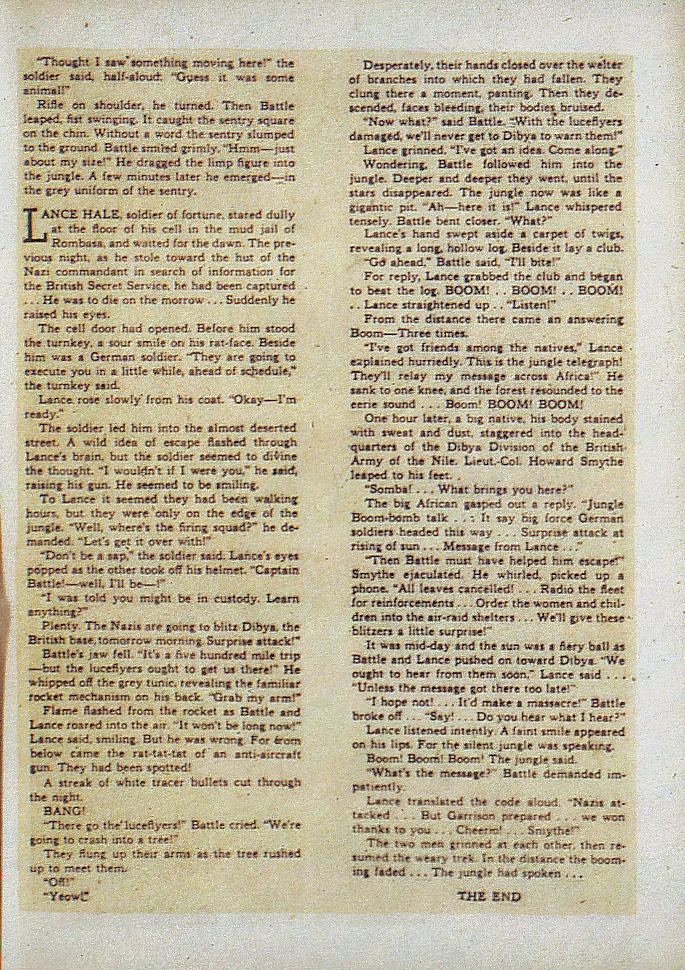 Read online Captain Battle Comics comic -  Issue #1 - 47