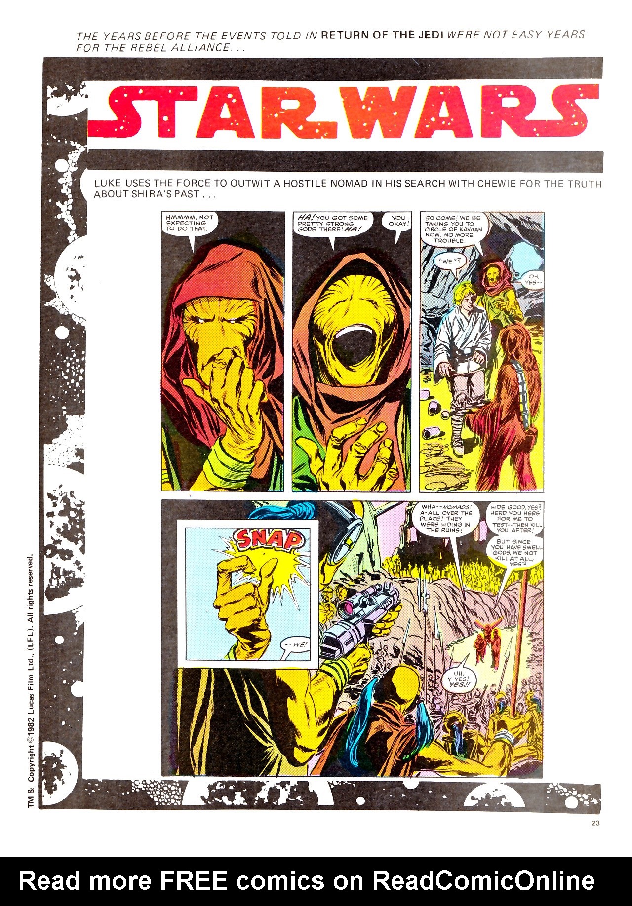 Read online Return of the Jedi comic -  Issue #119 - 23