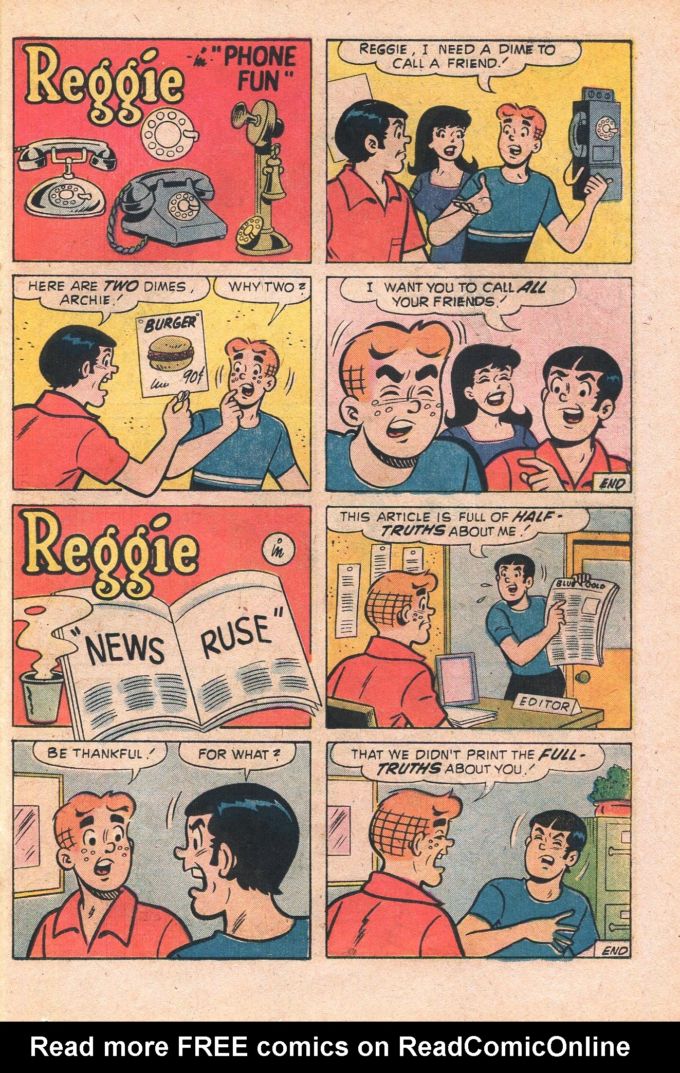 Read online Reggie's Wise Guy Jokes comic -  Issue #30 - 23