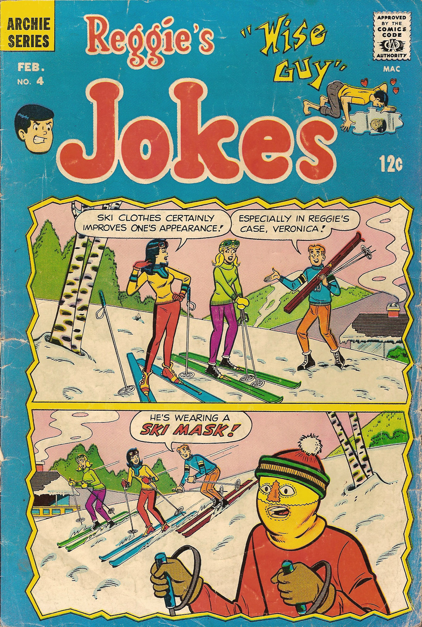 Read online Reggie's Wise Guy Jokes comic -  Issue #4 - 1