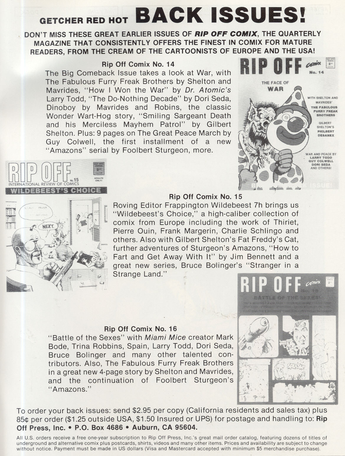 Read online Rip Off Comix comic -  Issue #17 - 51