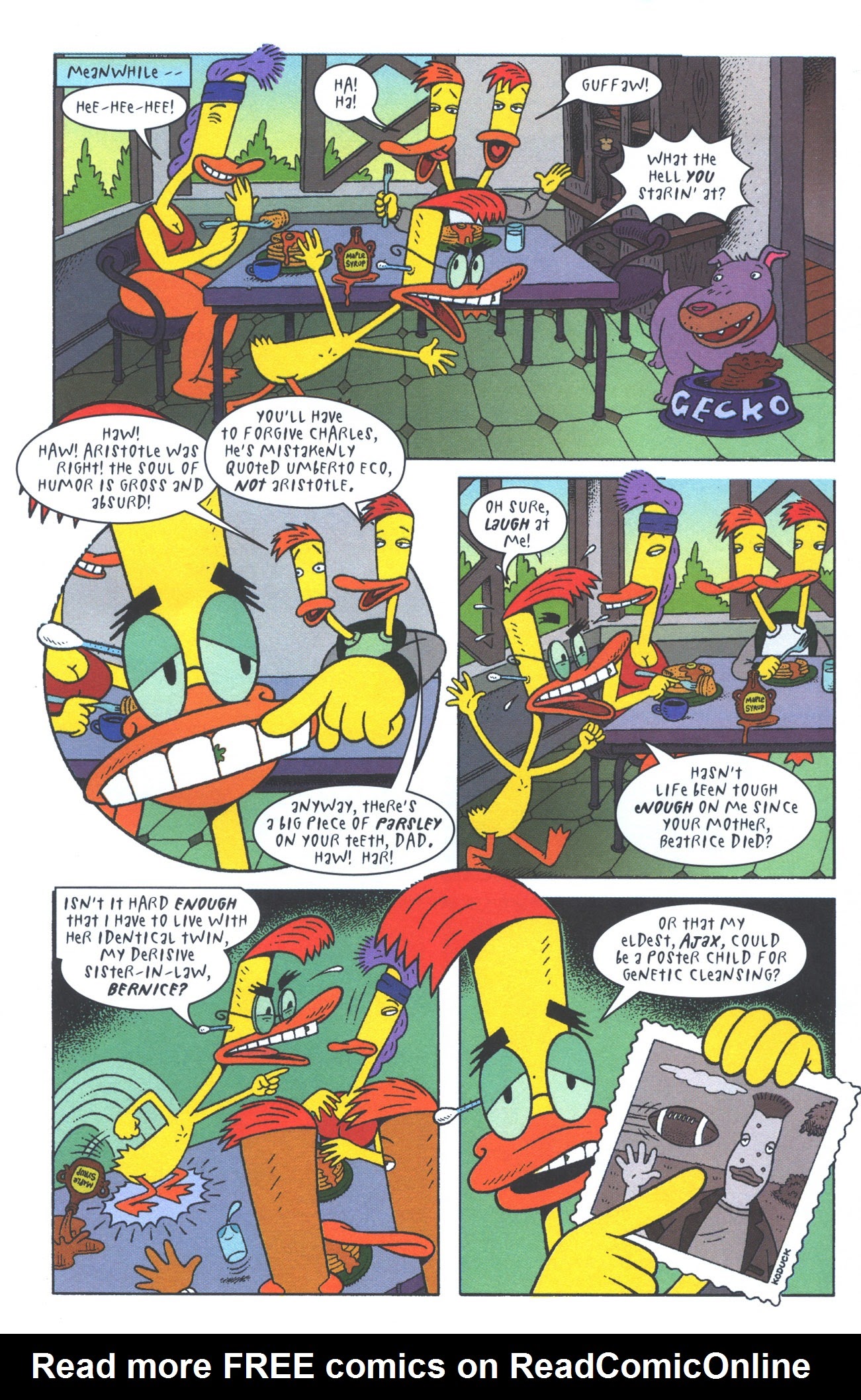 Read online Duckman : The Mob Frog Saga comic -  Issue #1 - 9
