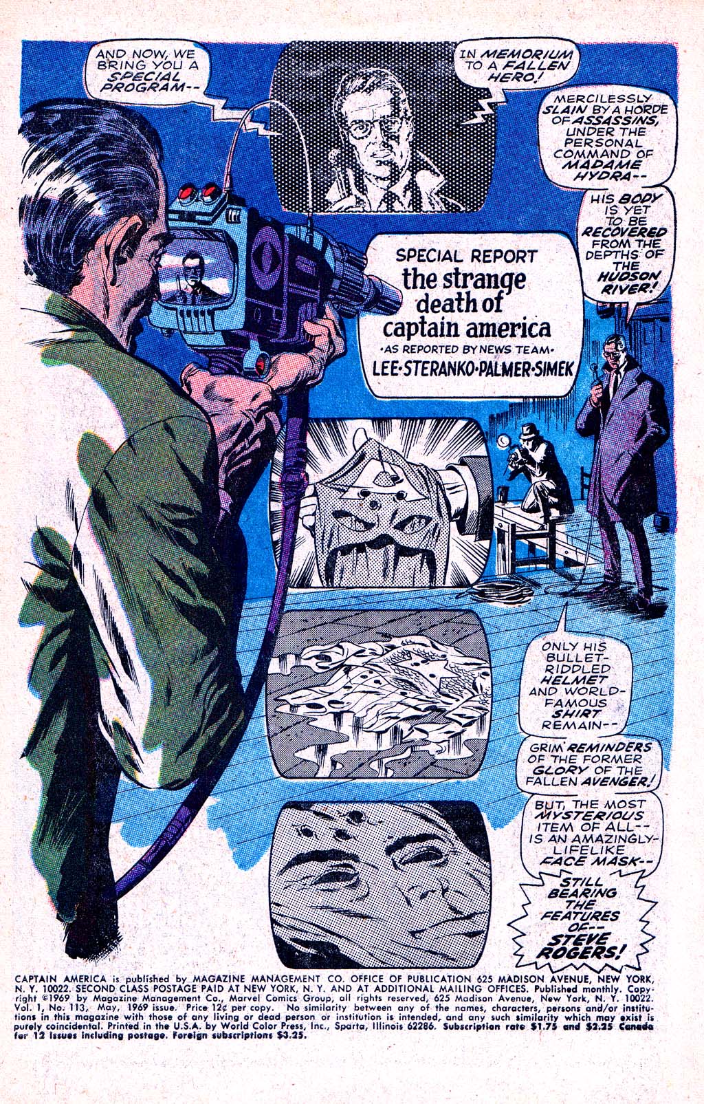 Read online Captain America (1968) comic -  Issue #113 - 3