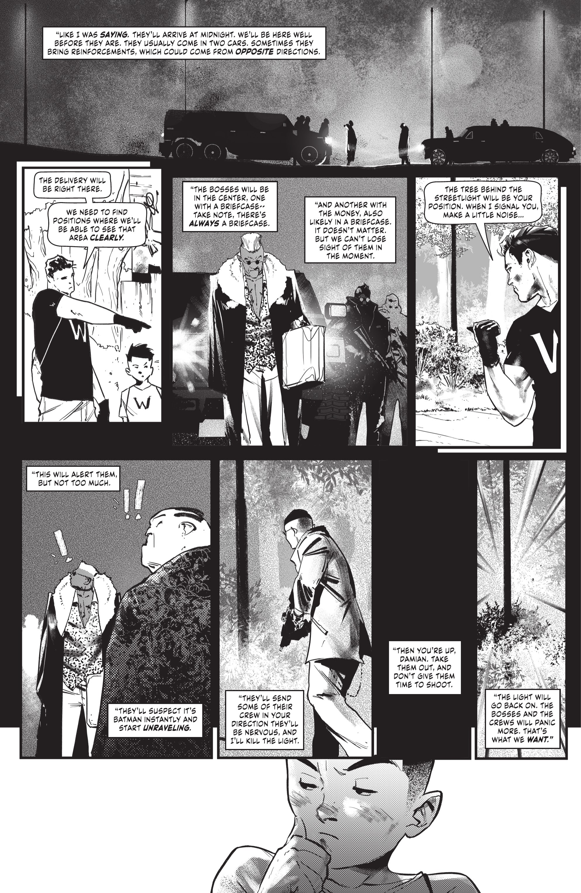 Read online Batman Black & White comic -  Issue #5 - 6
