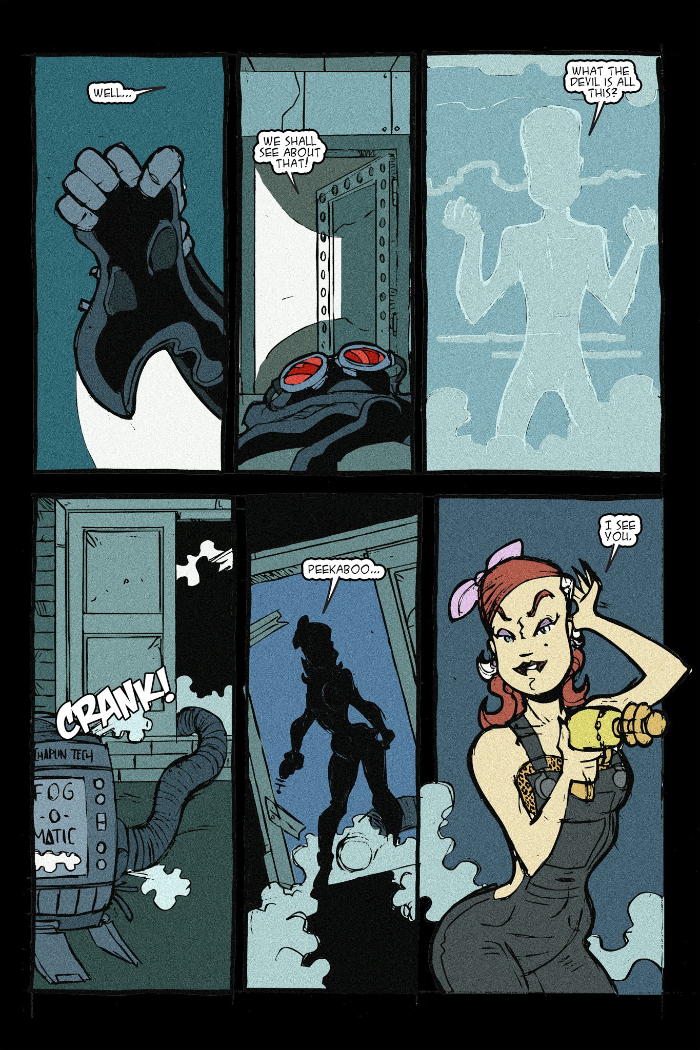 Read online Halloween Man vs. the Invisible Man comic -  Issue # TPB - 87