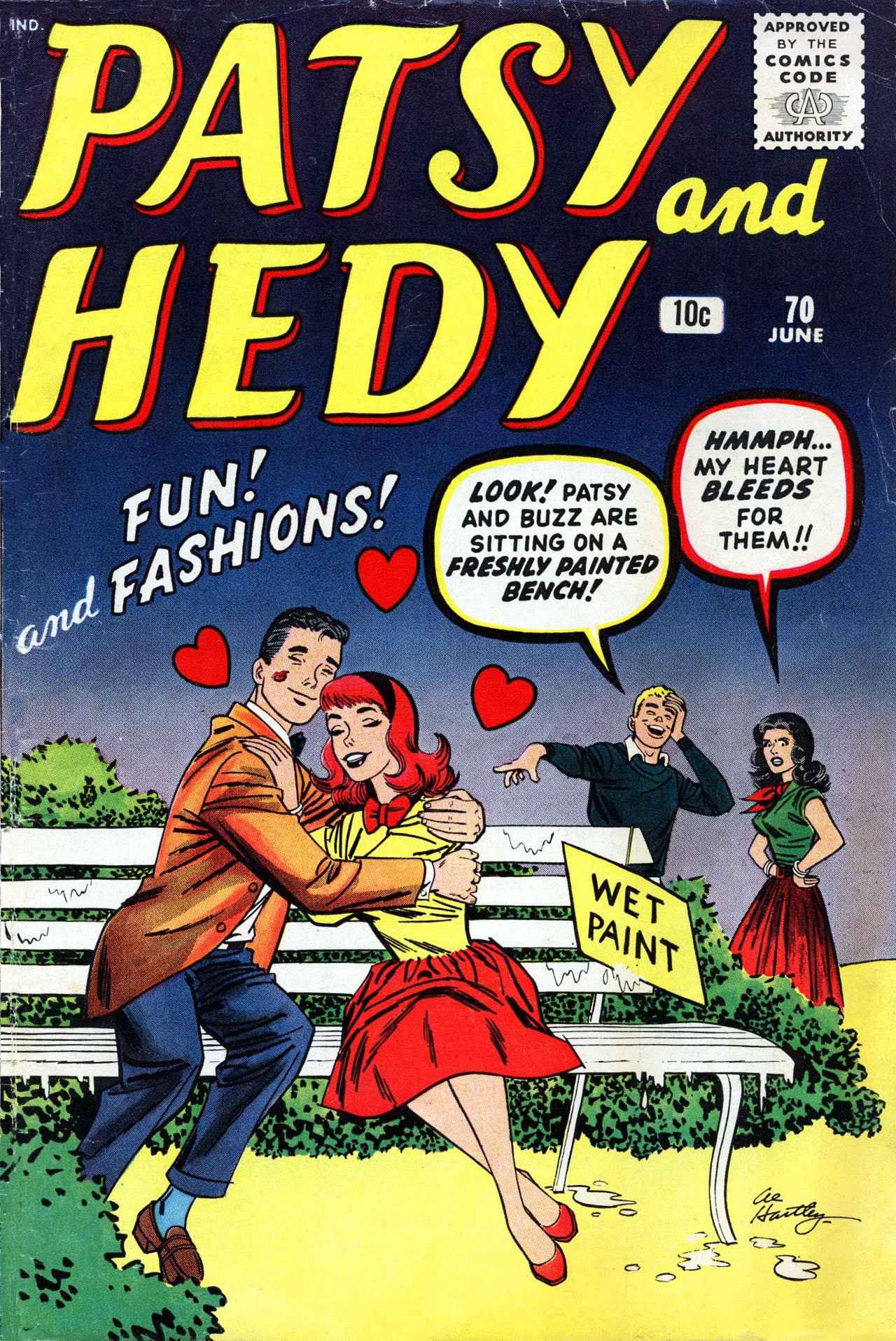 Read online Patsy and Hedy comic -  Issue #70 - 1
