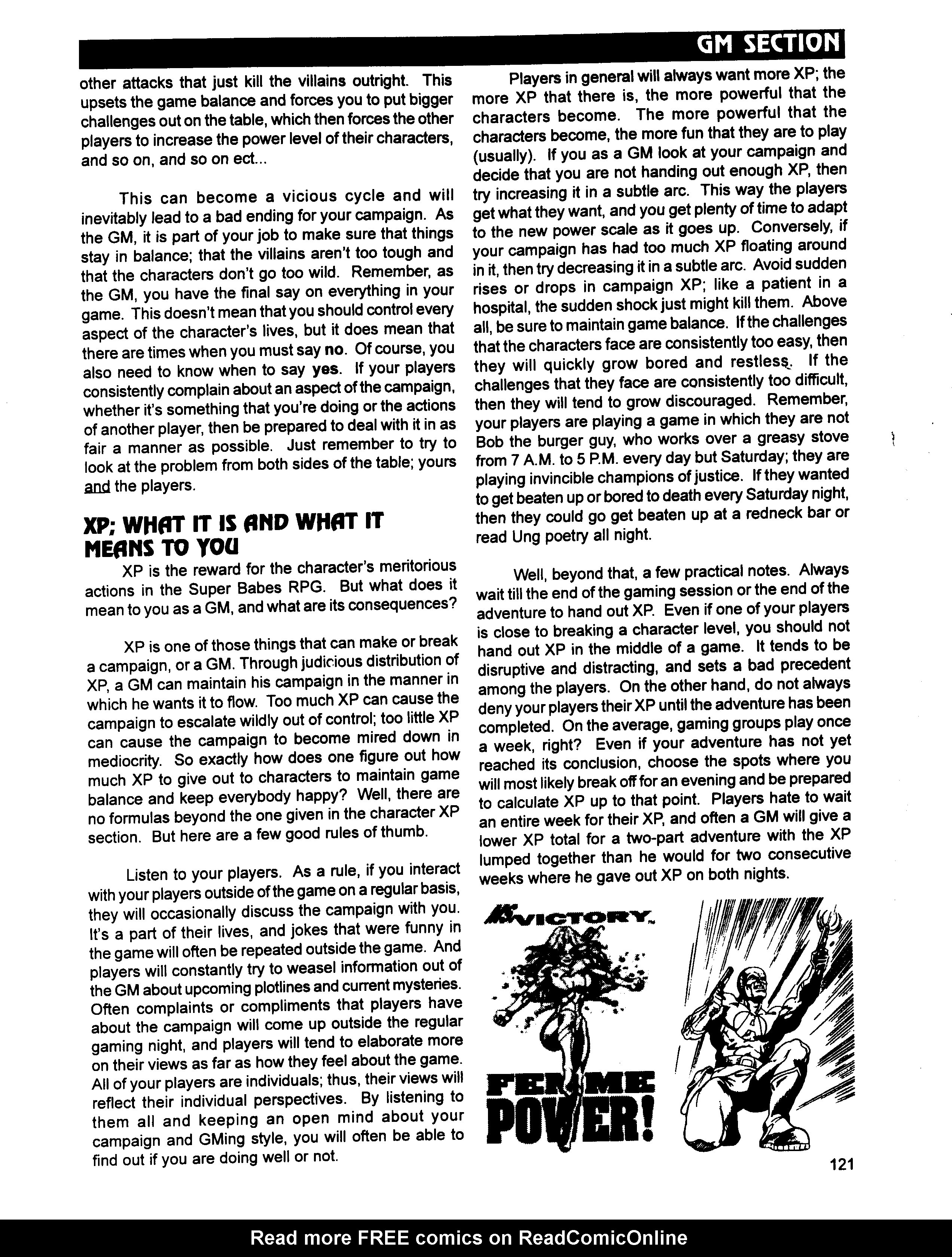 Read online Superbabes: The Femforce Role-Playing Game comic -  Issue # TPB - 123