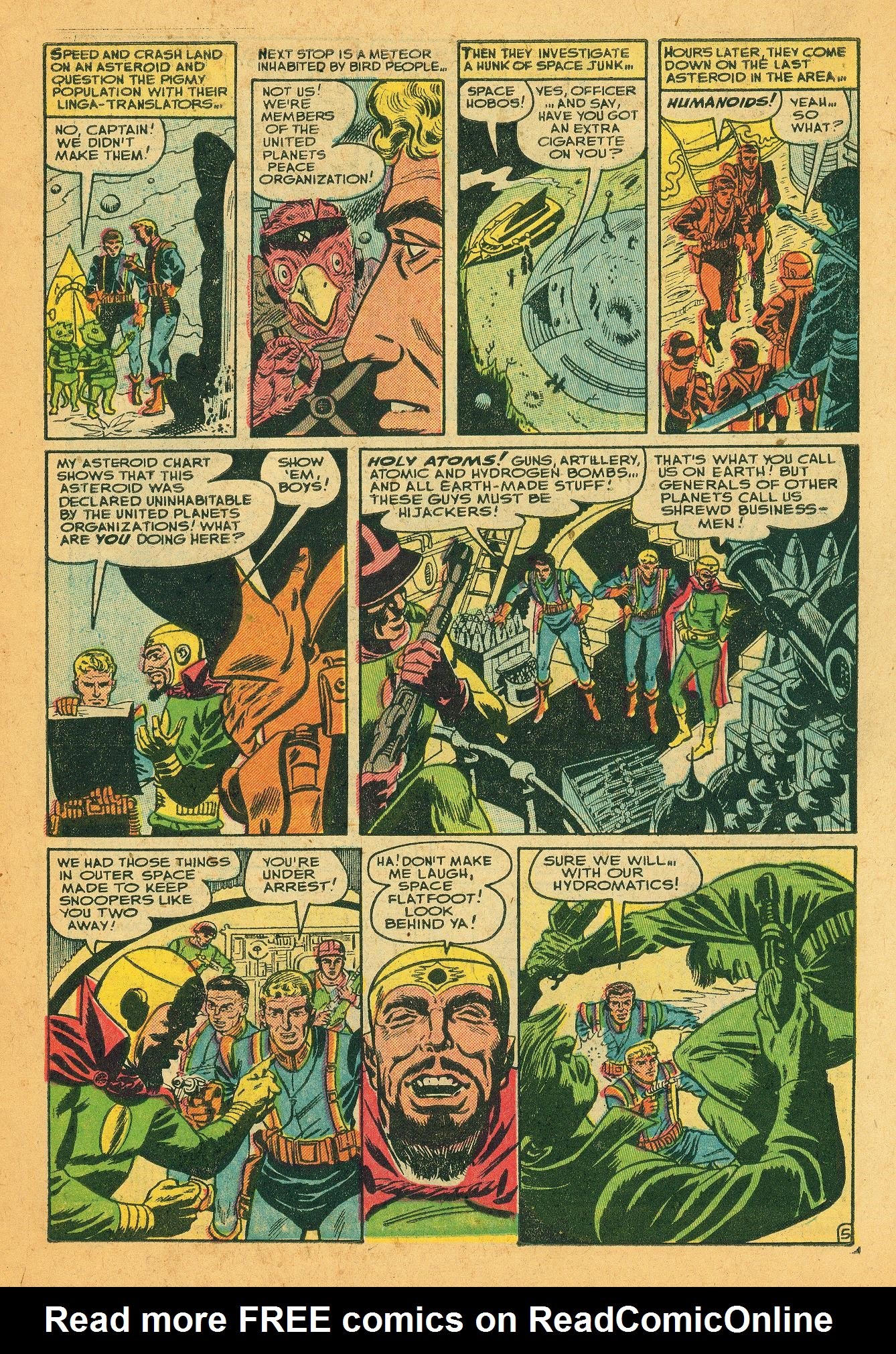 Read online Speed Carter, Spaceman comic -  Issue #6 - 7