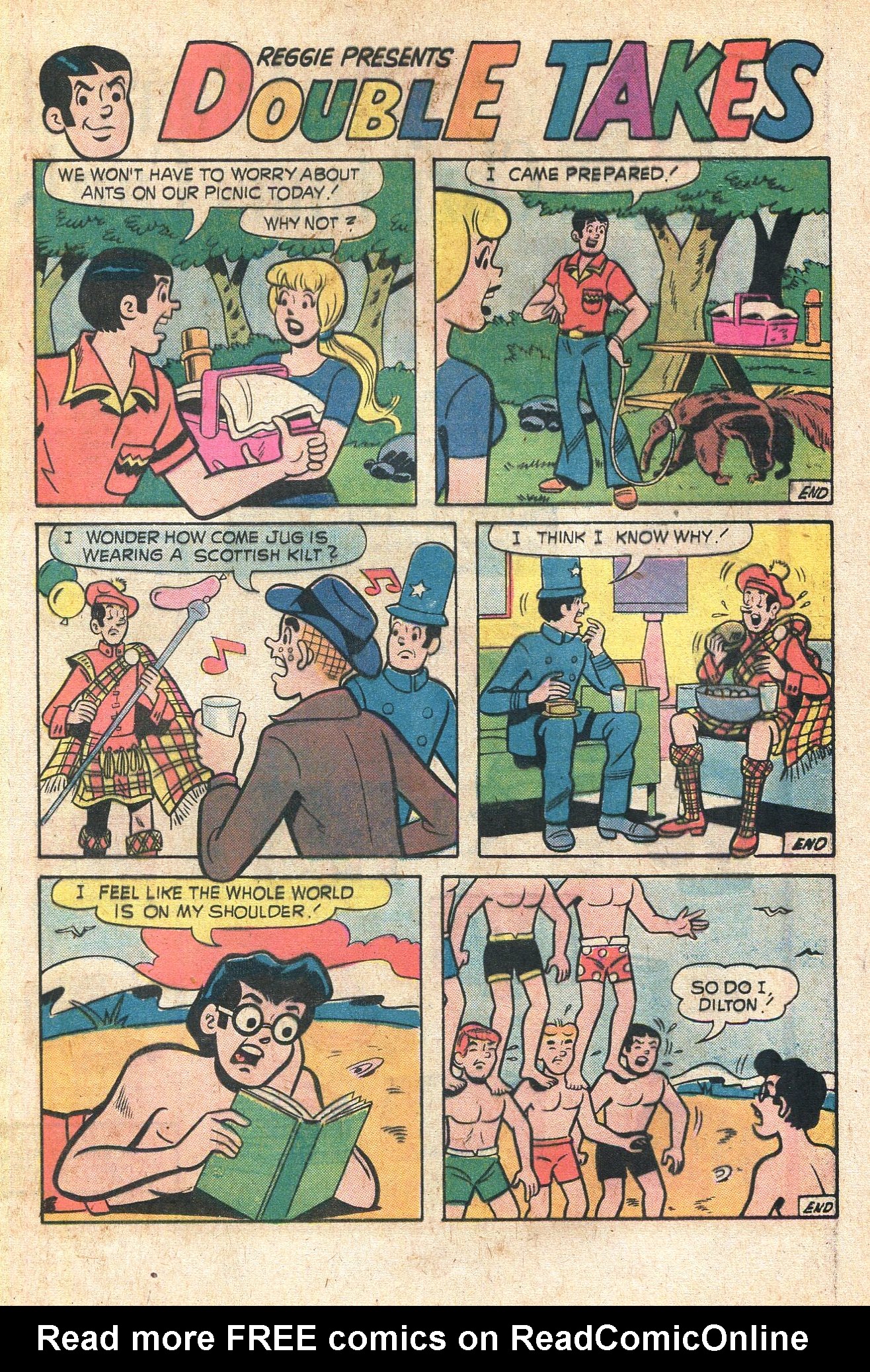 Read online Reggie's Wise Guy Jokes comic -  Issue #30 - 17