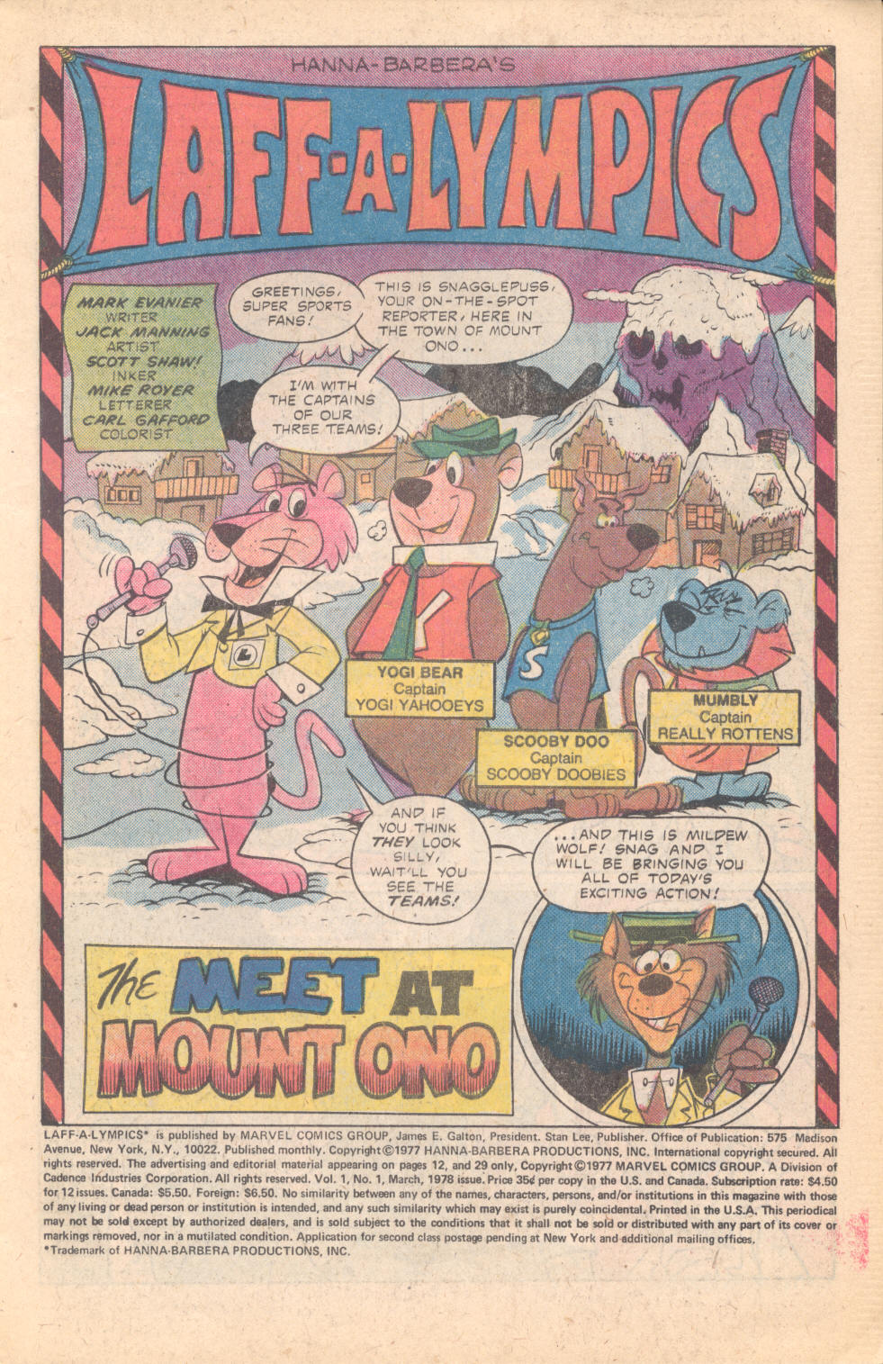 Read online Laff-a-lympics comic -  Issue #1 - 2