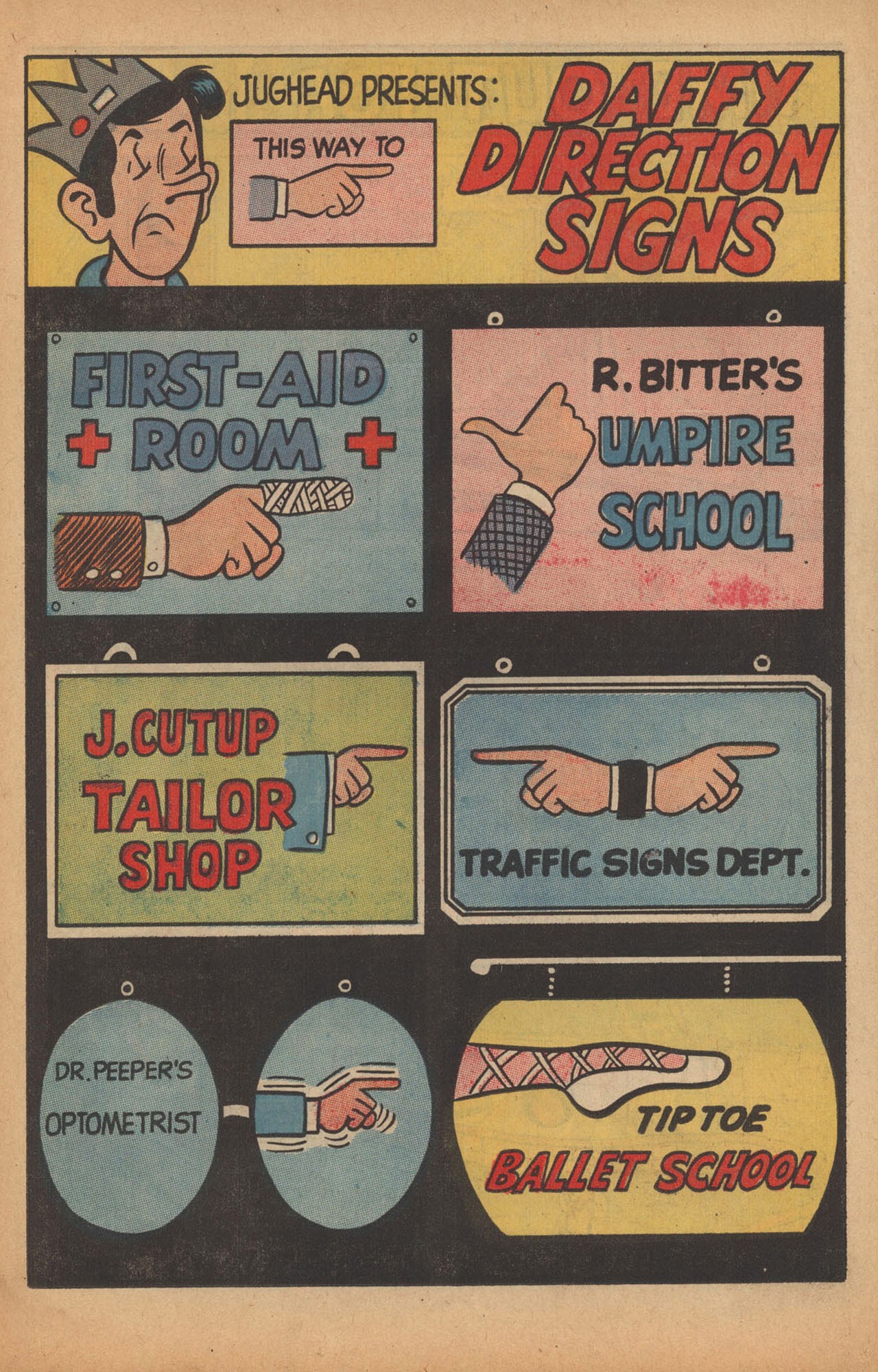 Read online Jughead's Jokes comic -  Issue #24 - 23