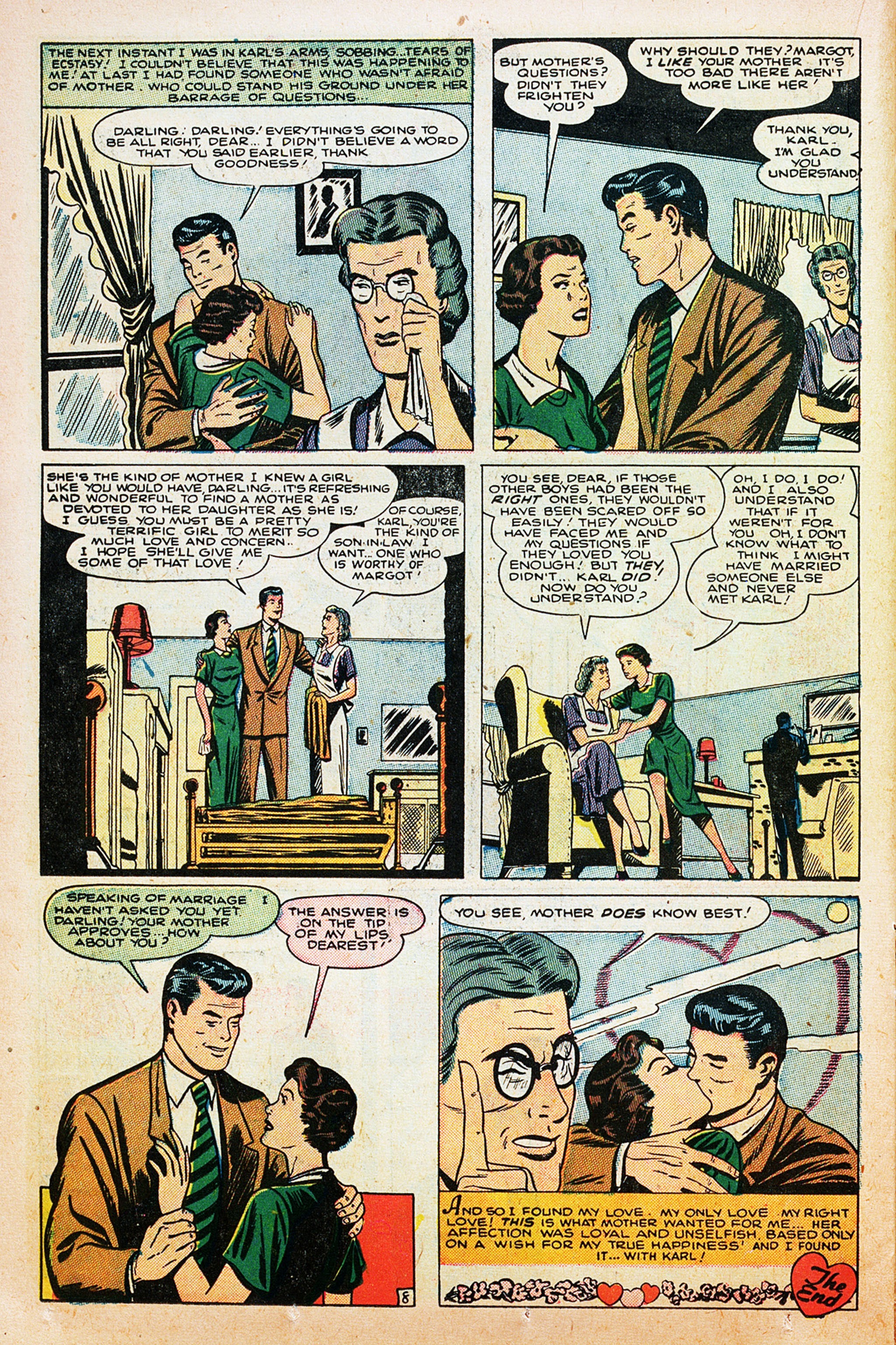 Read online Girl Comics (1949) comic -  Issue #4 - 34