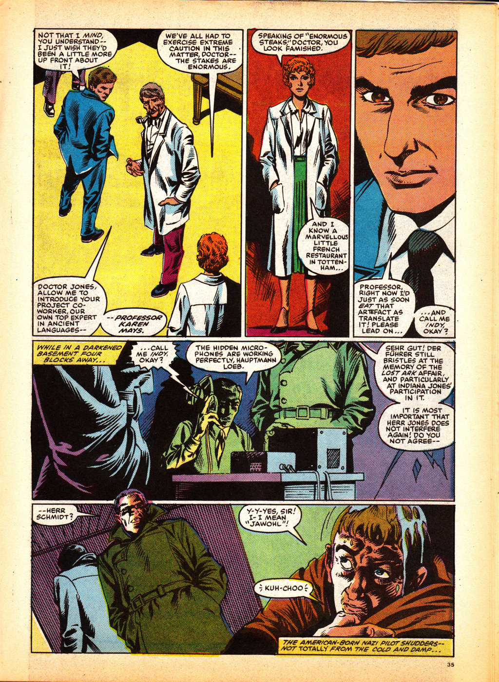 Read online Indiana Jones comic -  Issue #4 - 32