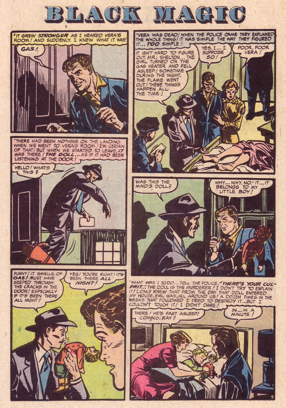 Read online Black Magic (1950) comic -  Issue #1 - 17
