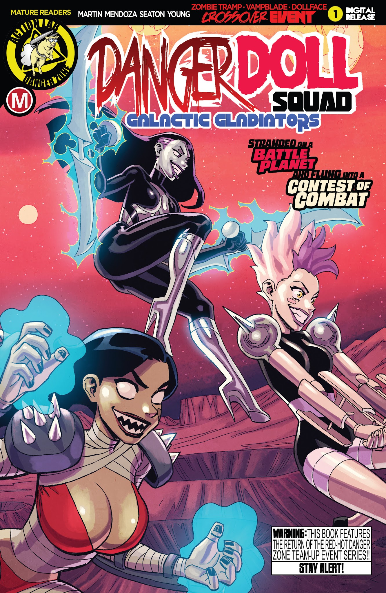 Read online Danger Doll Squad: Galactic Gladiators comic -  Issue #1 - 1