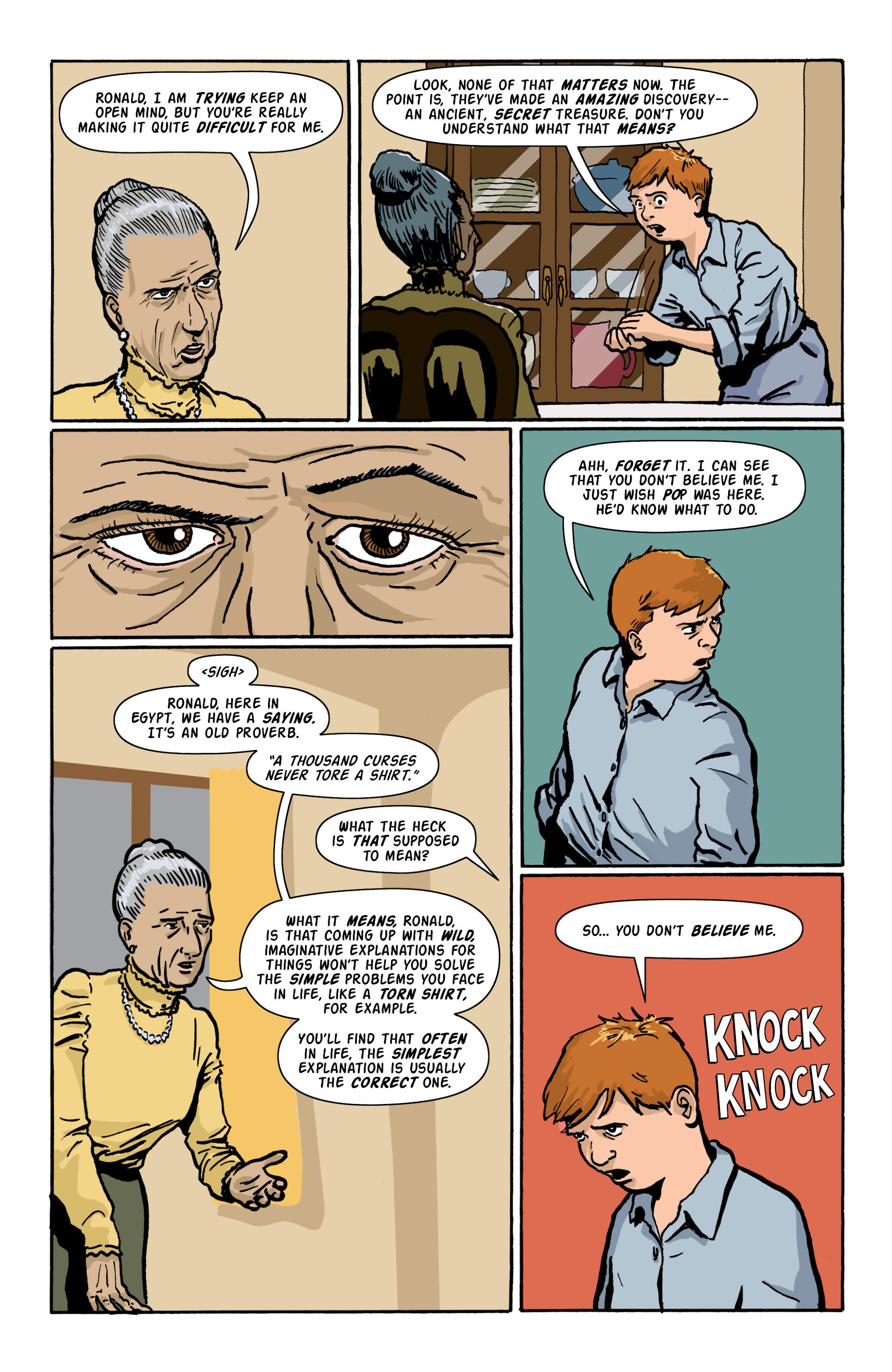 Read online Rocket Robinson and the Pharaoh's Fortune comic -  Issue # TPB (Part 1) - 88