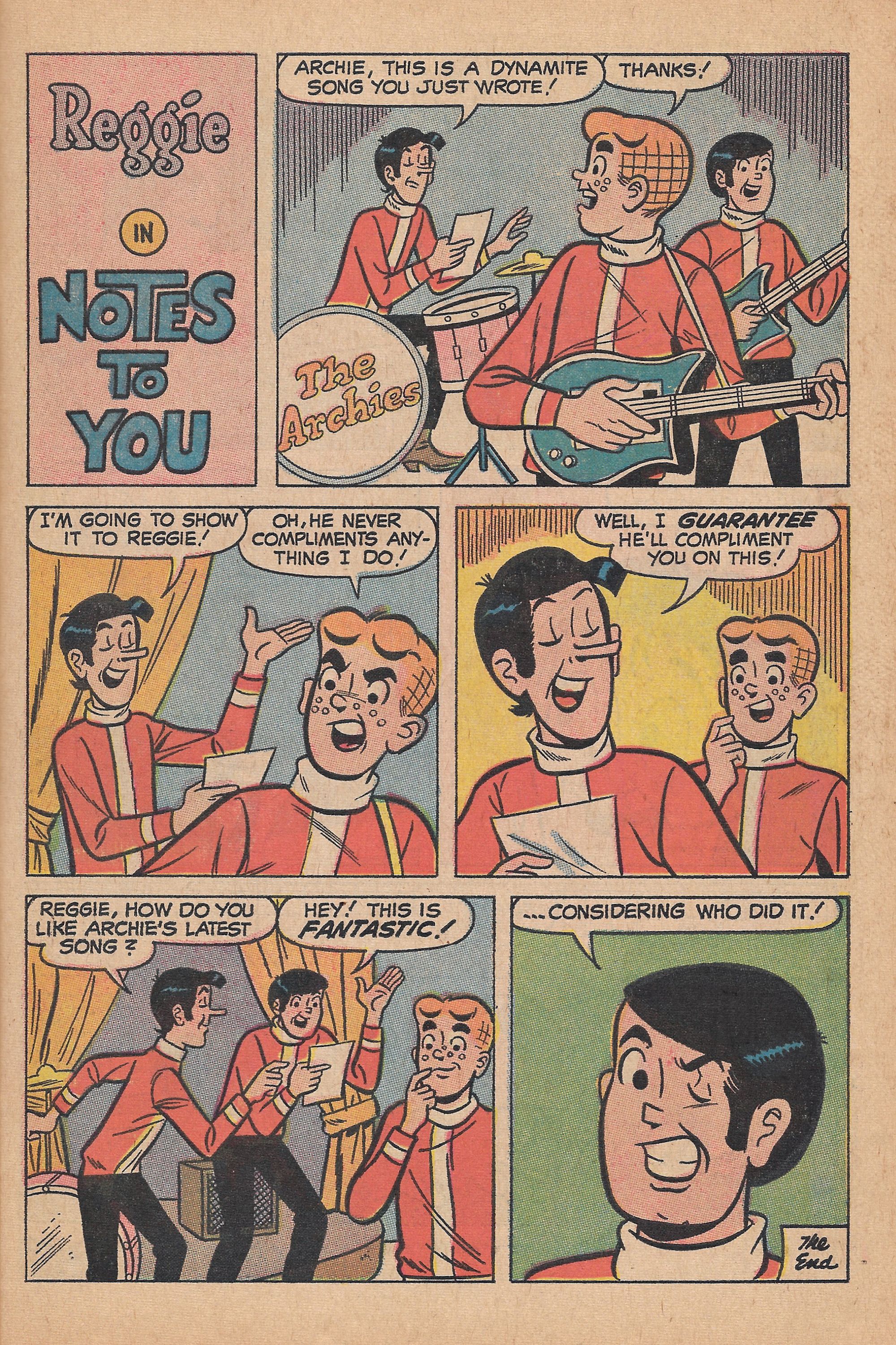 Read online Reggie's Wise Guy Jokes comic -  Issue #6 - 51