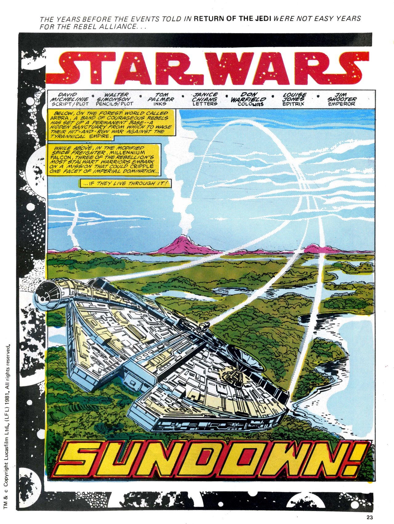 Read online Return of the Jedi comic -  Issue #102 - 23