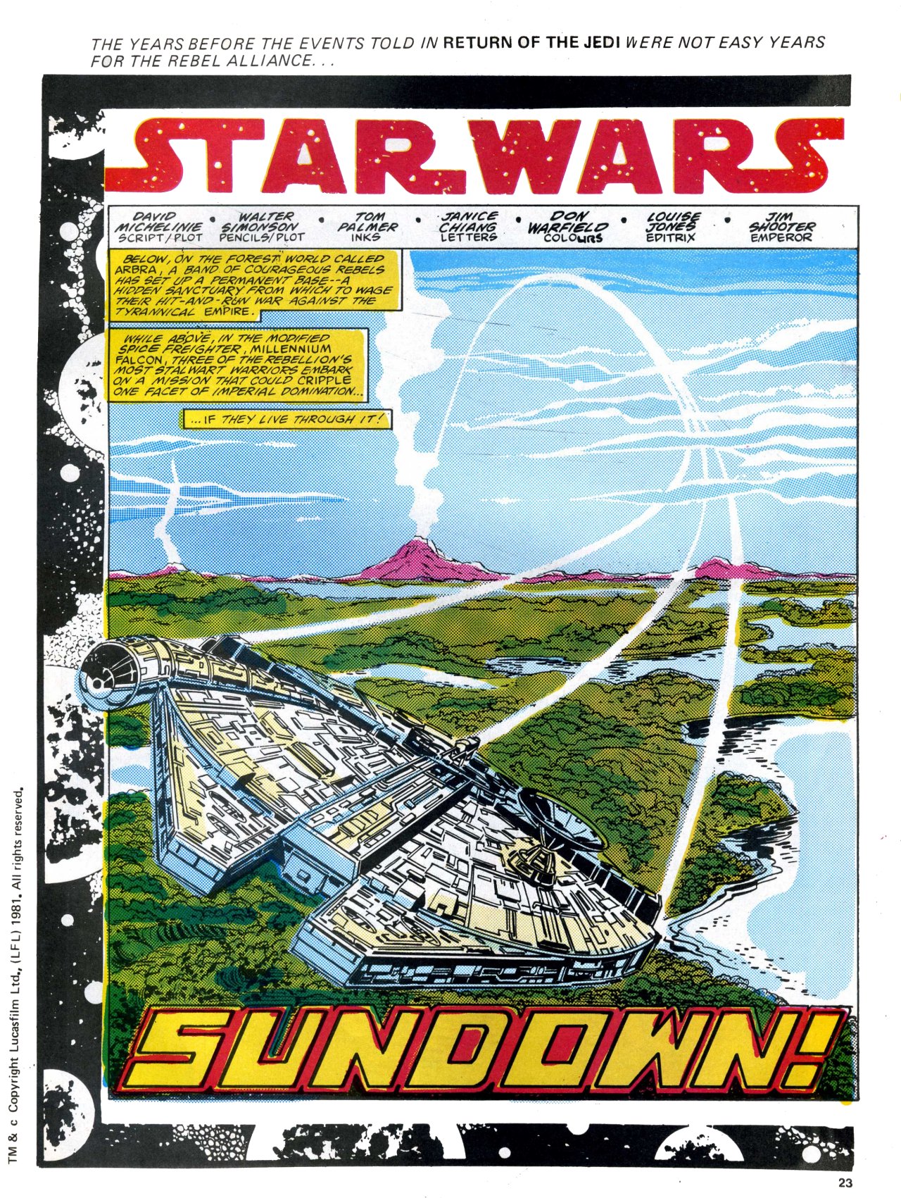 Read online Return of the Jedi comic -  Issue #102 - 23